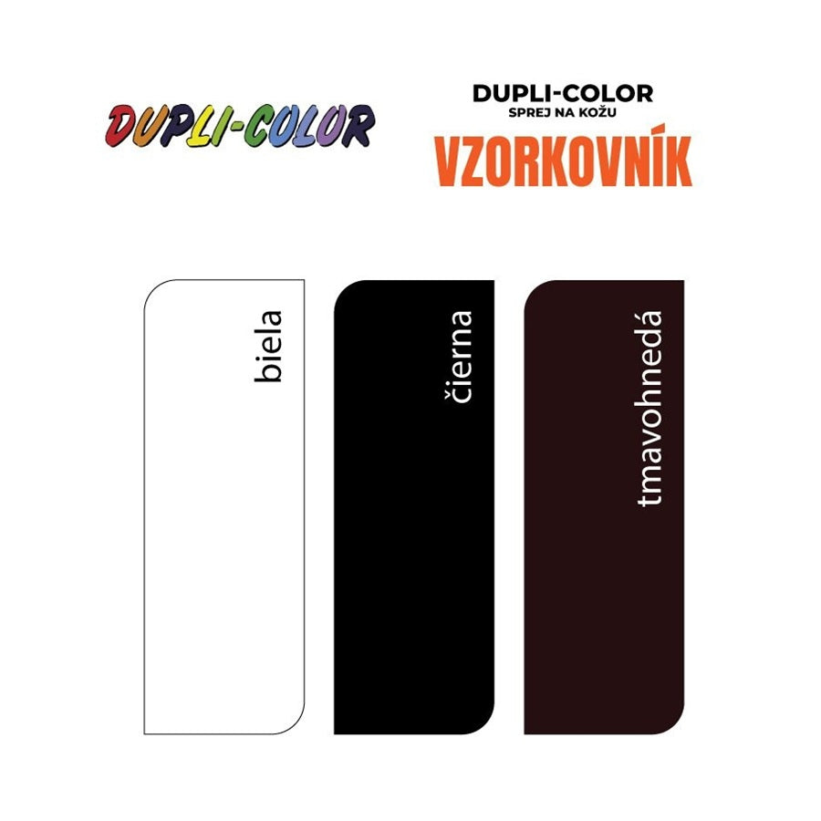 DUPLI COLOR farba na kožu v spreji vzorkovník