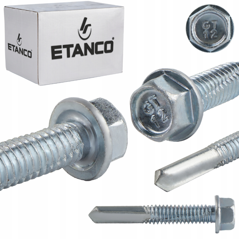 ETANCO GT 12 Ø5,5 mm skrutka na upevňovanie plechov bez podložky