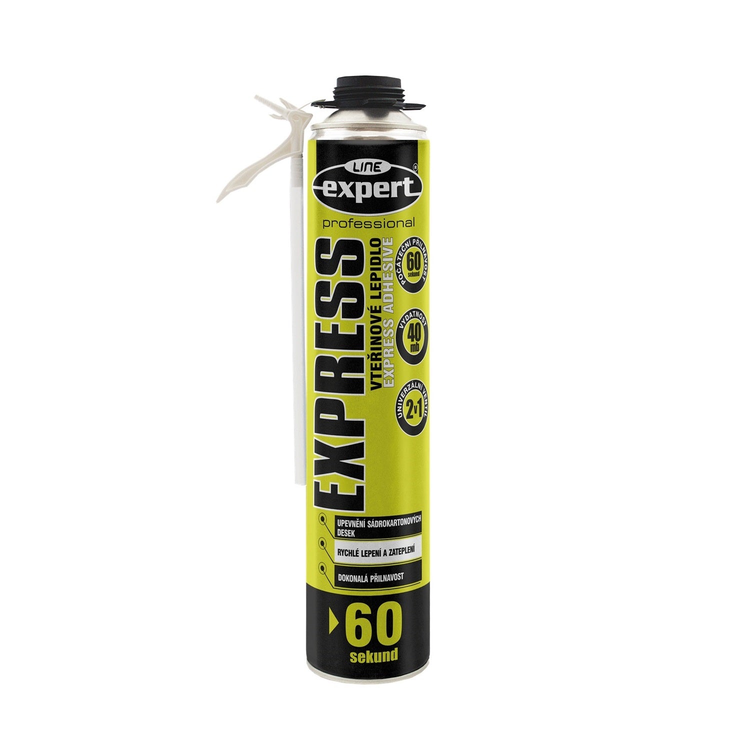 EXPERT LINE EXPRESS sekundové PUR lepidlo 750 ml