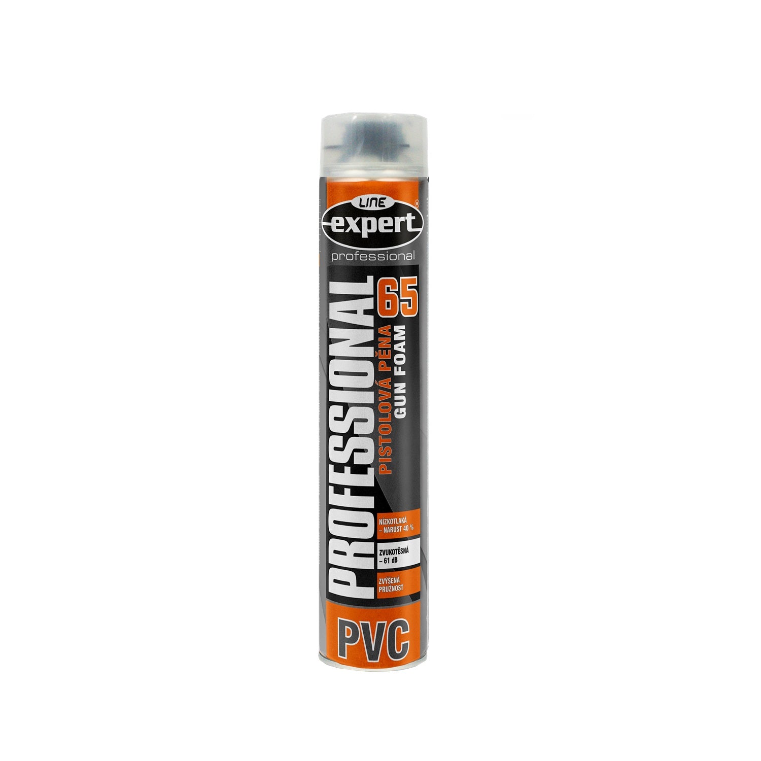 EXPERT LINE PROFESSIONAL GUN FOAM 65 letná montážna PUR pena pištoľová 830 ml