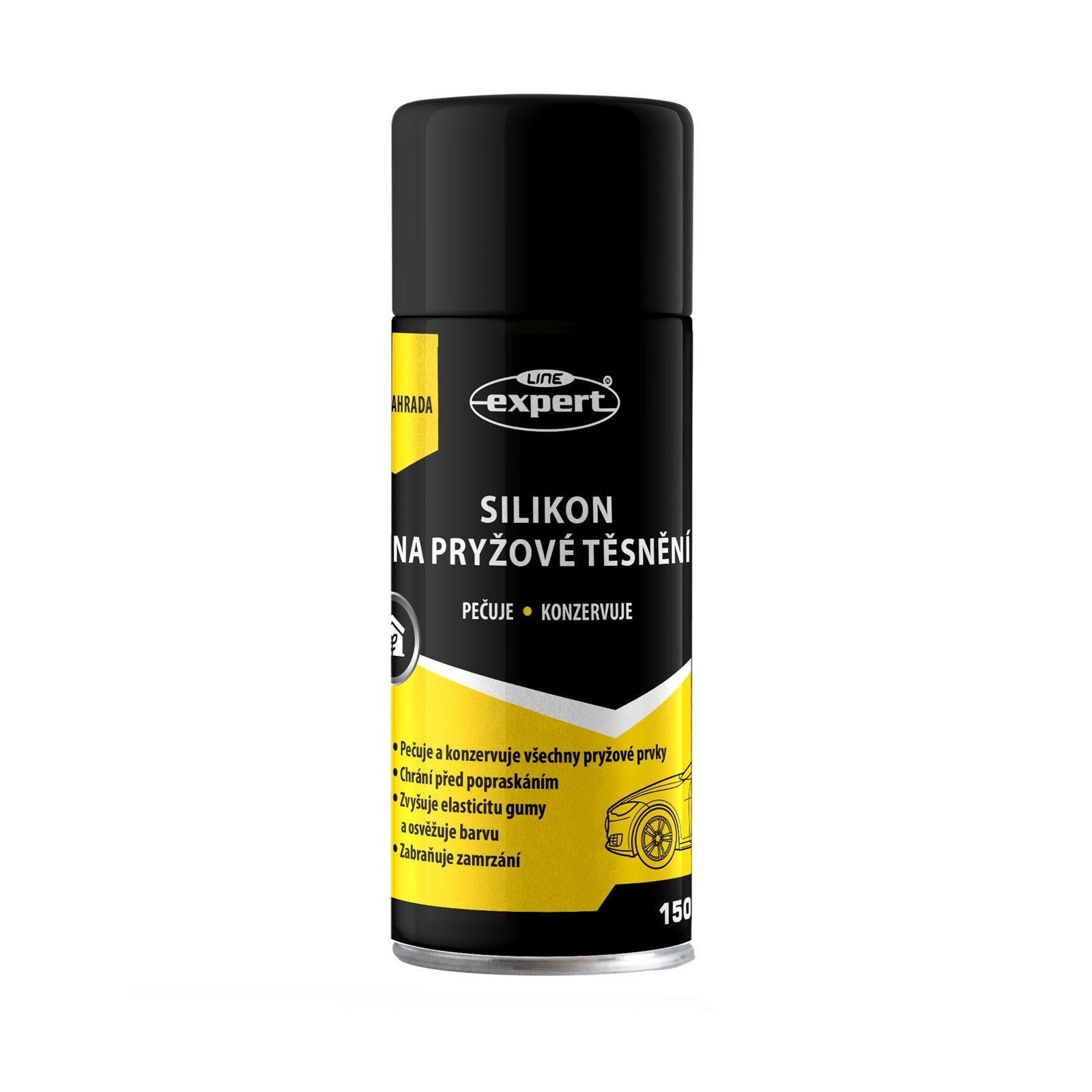 EXPERT LINE Silikón na gumové tesnenie 150 ml