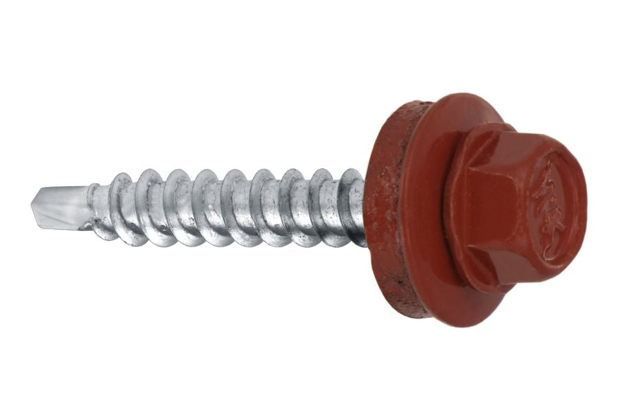 ETANCO FRS Ø4,8 mm farmárska skrutka s podložkou A14 Ø4,8_RAL3009