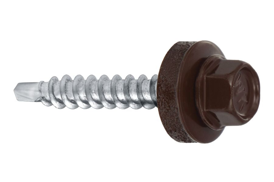 ETANCO FRS Ø4,8 mm farmárska skrutka s podložkou A14 Ø4,8_RAL8017