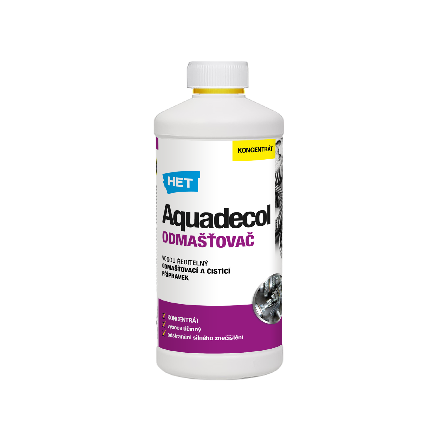 HET AQUADECOL odmasťovač koncentrát 0,5 l