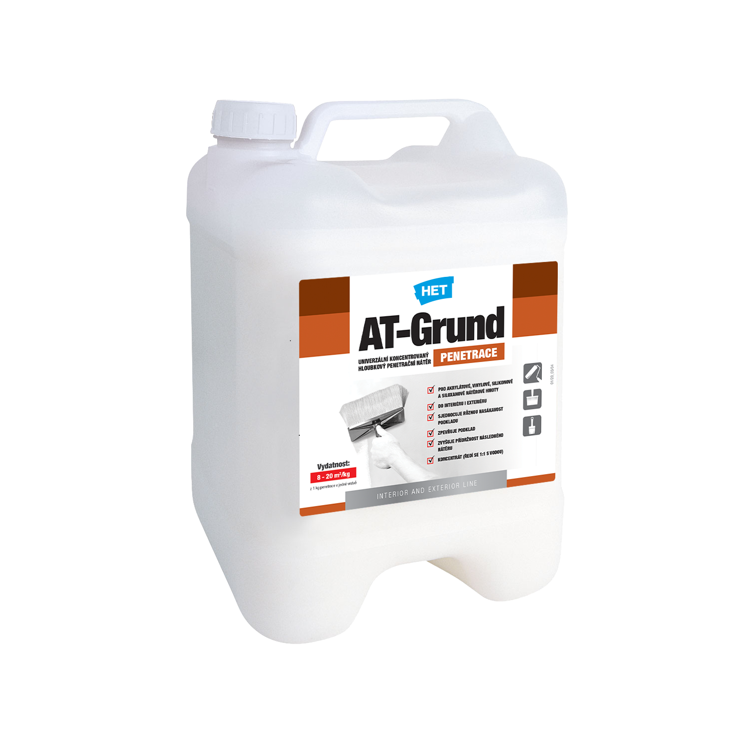 HET AT-Grund univerzálny koncentrovaný hĺbkový penetračný náter - 5 kg