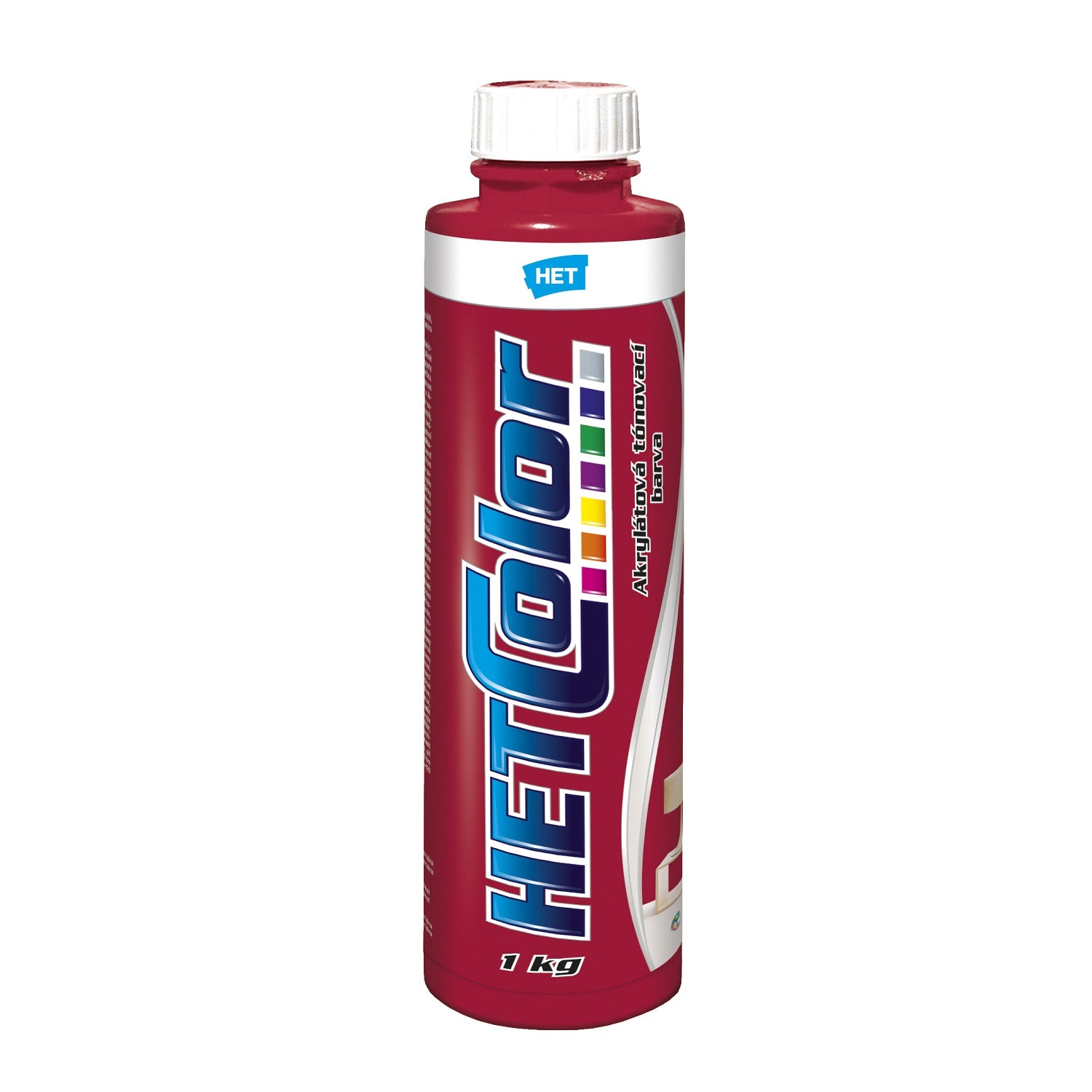 HET HETCOLOR akrylátová tónovacia farba - 0820 červený odtieň 1 kg