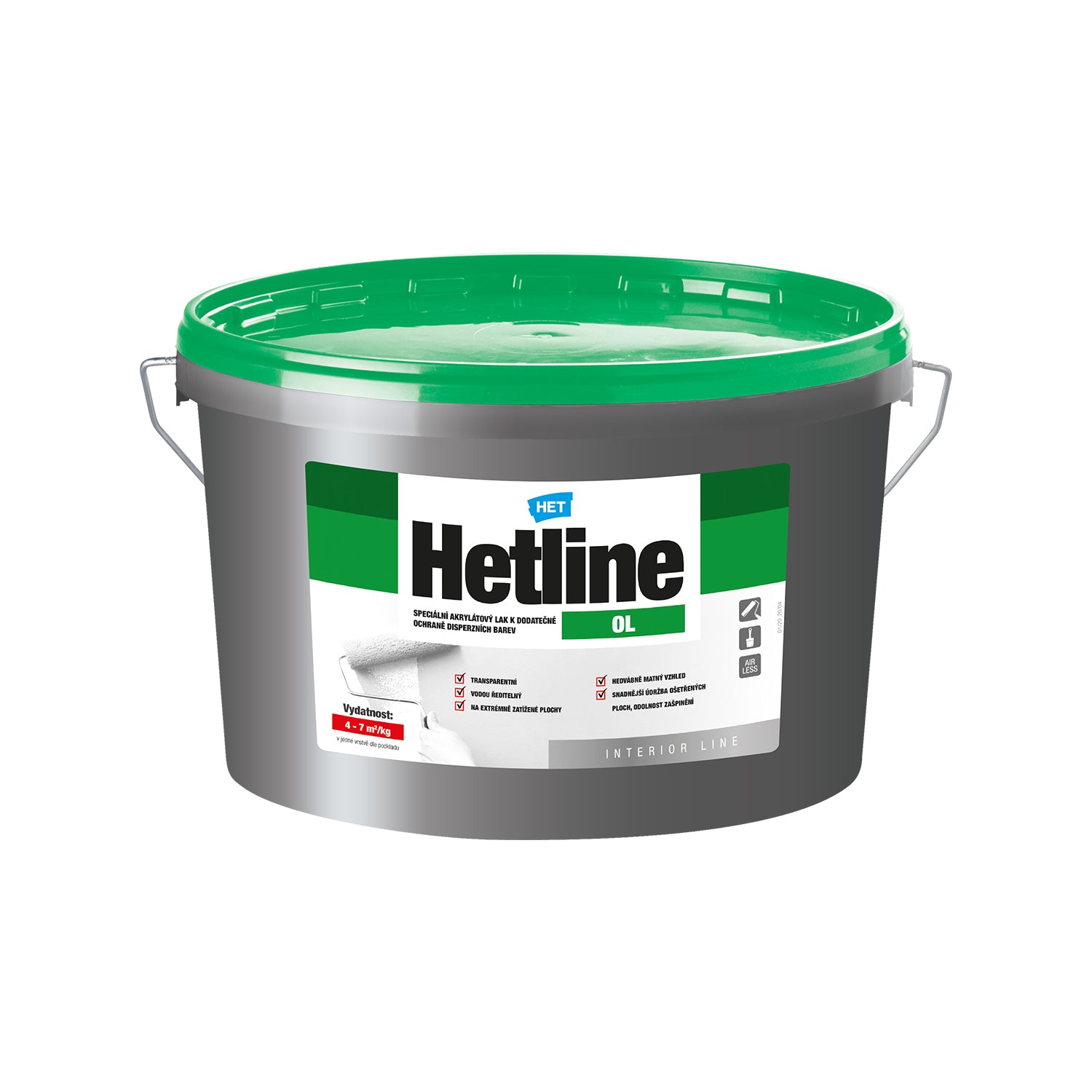 HET Hetline OL disperzný akrylátový lak 15 kg