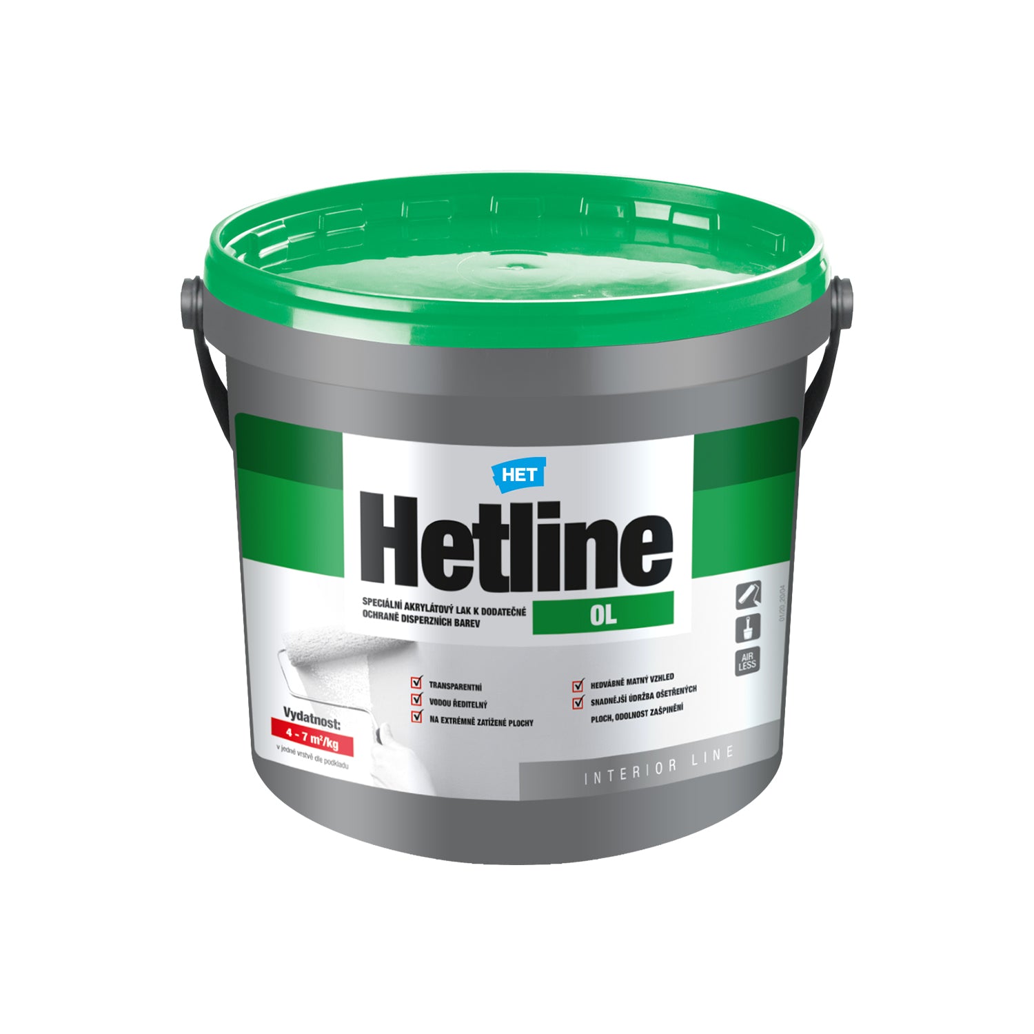HET Hetline OL disperzný akrylátový lak 1 kg