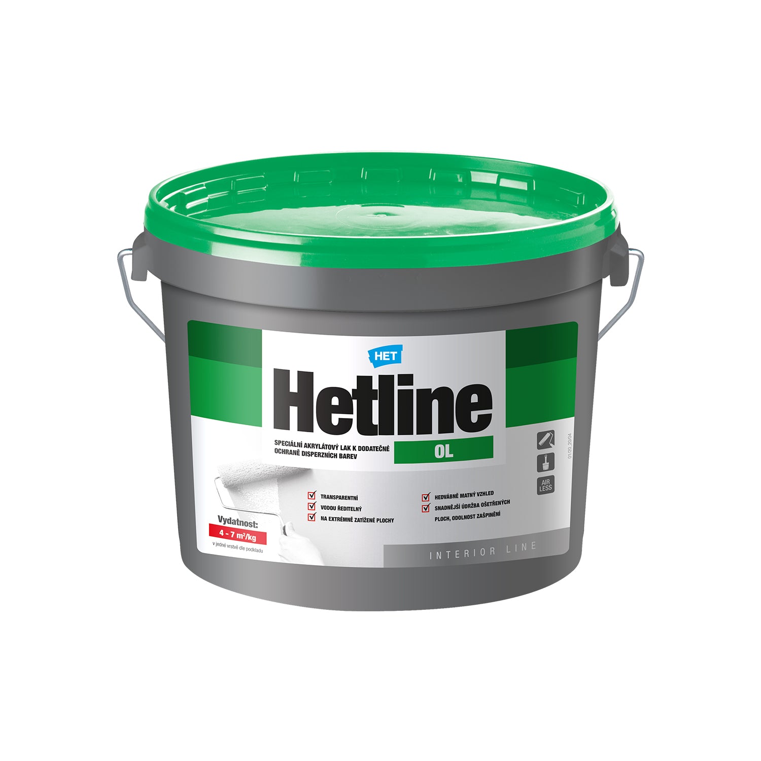 HET Hetline OL disperzný akrylátový lak 5 kg