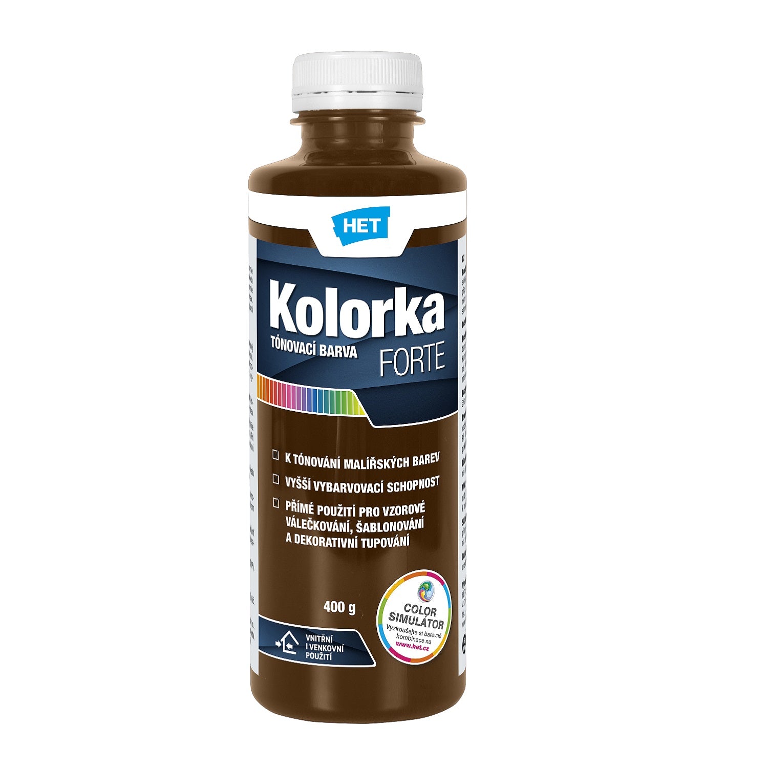 HET KOLORKA FORTE Akrylátová tónovacia farba KF 0226 - béžová 400 g