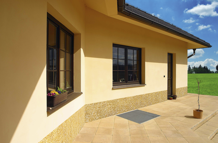 HET MO 1 umývateľná jemnozrnná dekoratívna mozaiková omietka - aplikácia1