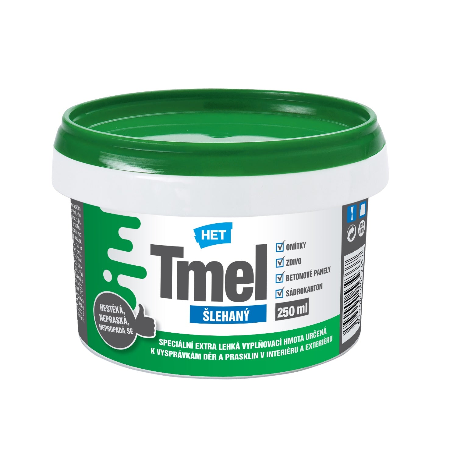HET ŠĽAHANÝ ľahčený tmel špeciálna vyplňovacia hmota 250 ml