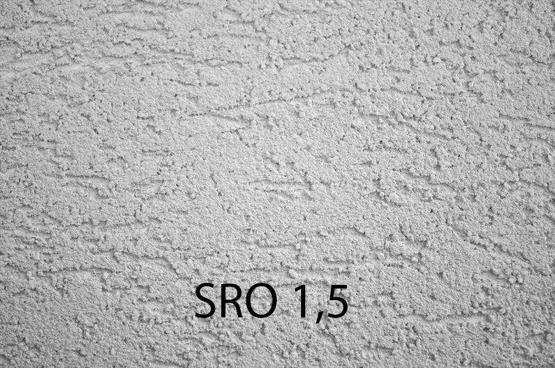 HET SRO ECO umývateľná silikónová ryhovaná fasádna omietka 1,5