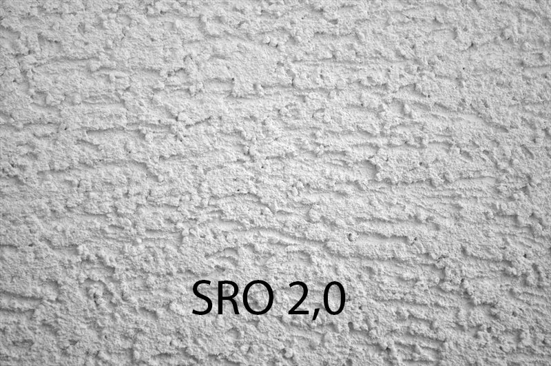 HET SRO ECO umývateľná silikónová ryhovaná fasádna omietka 2,0