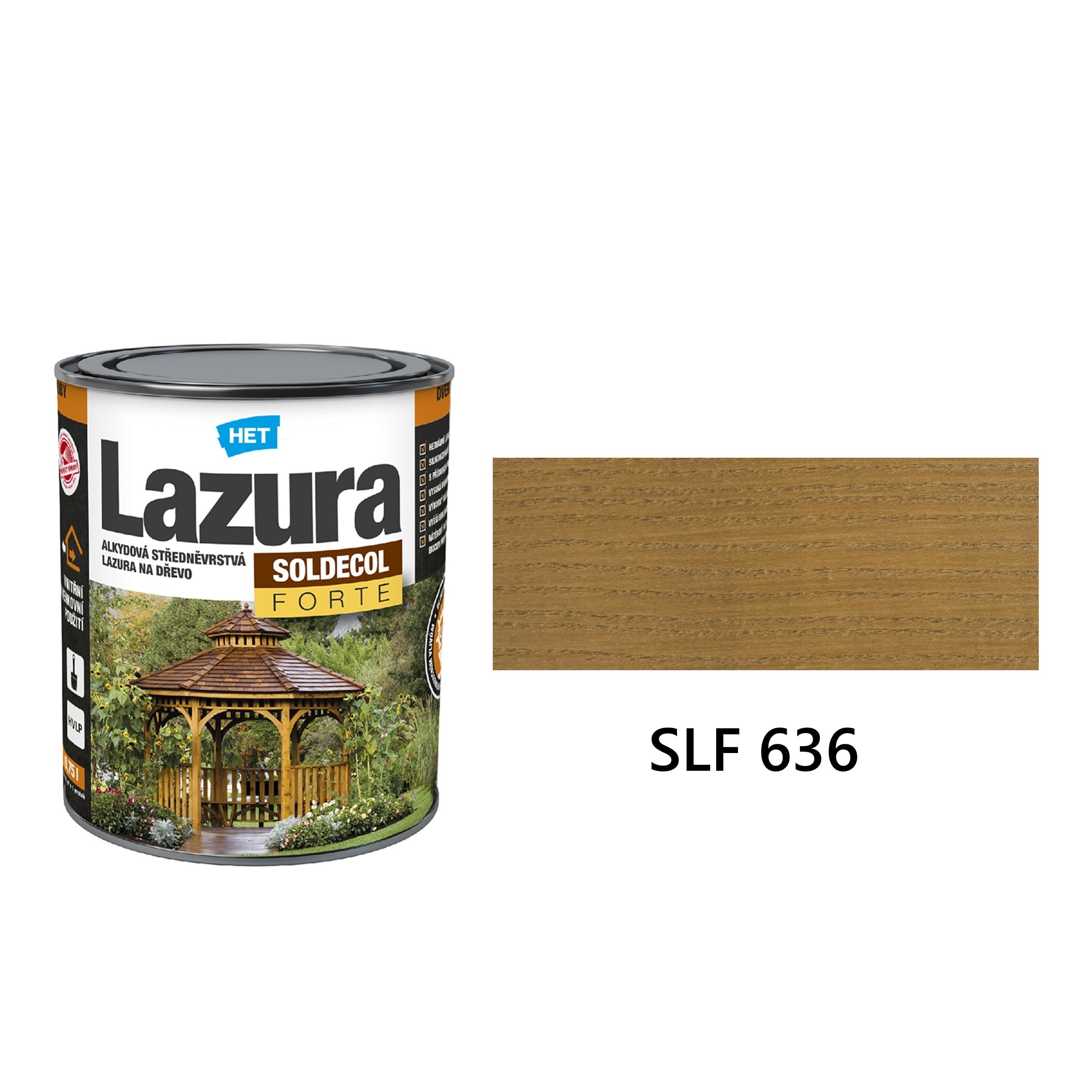 HET SOLDECOL Lazúra FORTE SLF  636