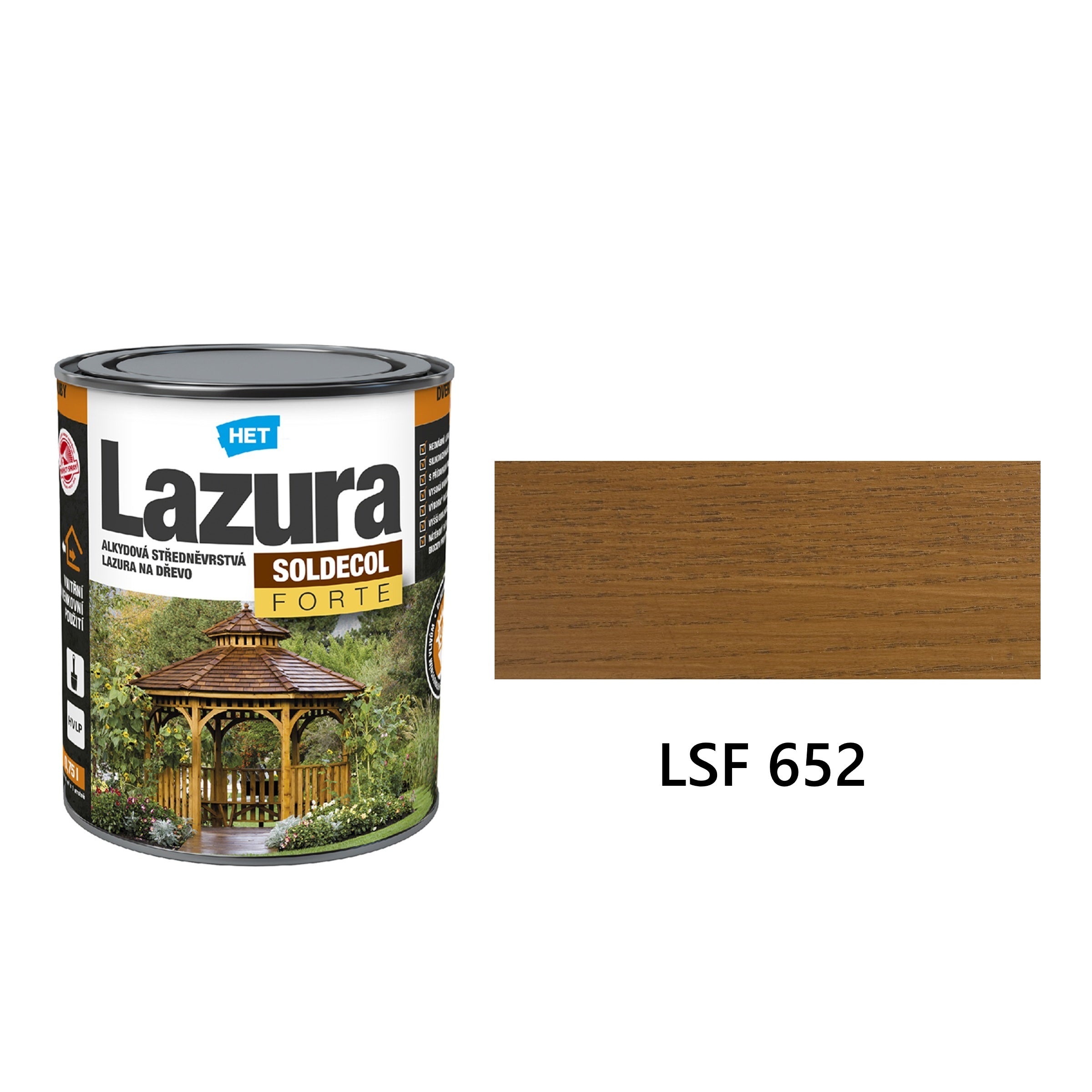 HET SOLDECOL Lazúra FORTE SLF  652