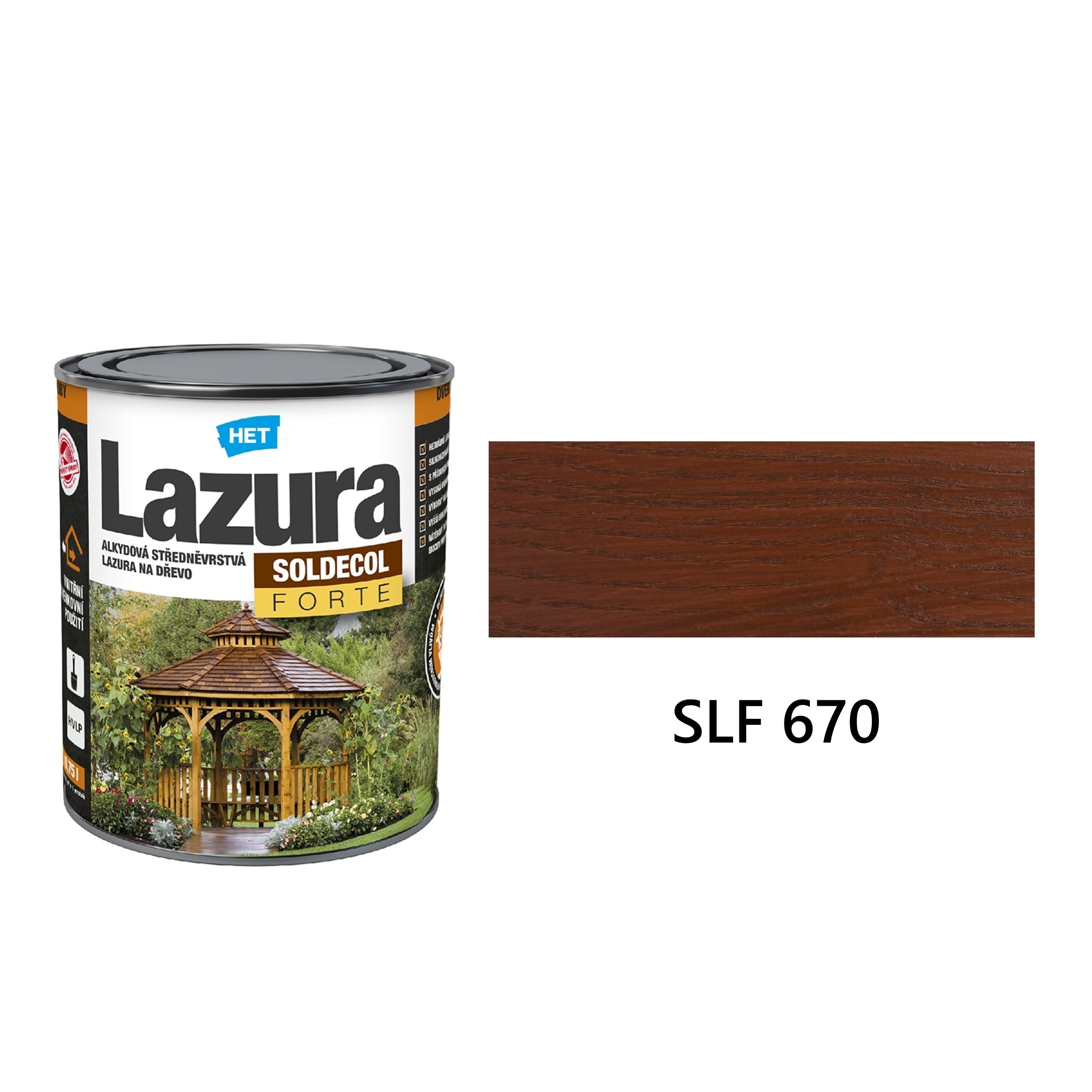 HET SOLDECOL Lazúra FORTE SLF 670