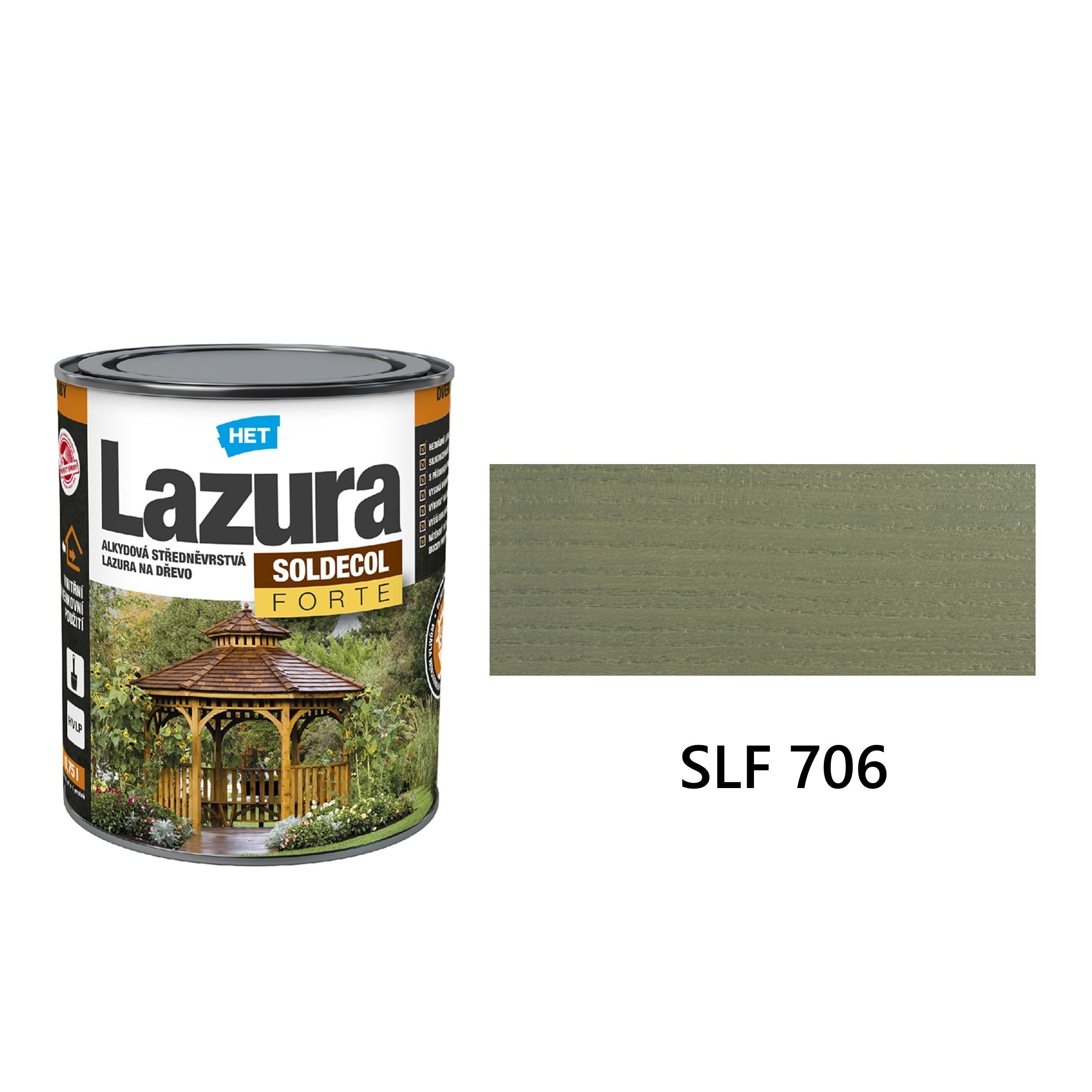 HET SOLDECOL Lazúra FORTE SLF 706