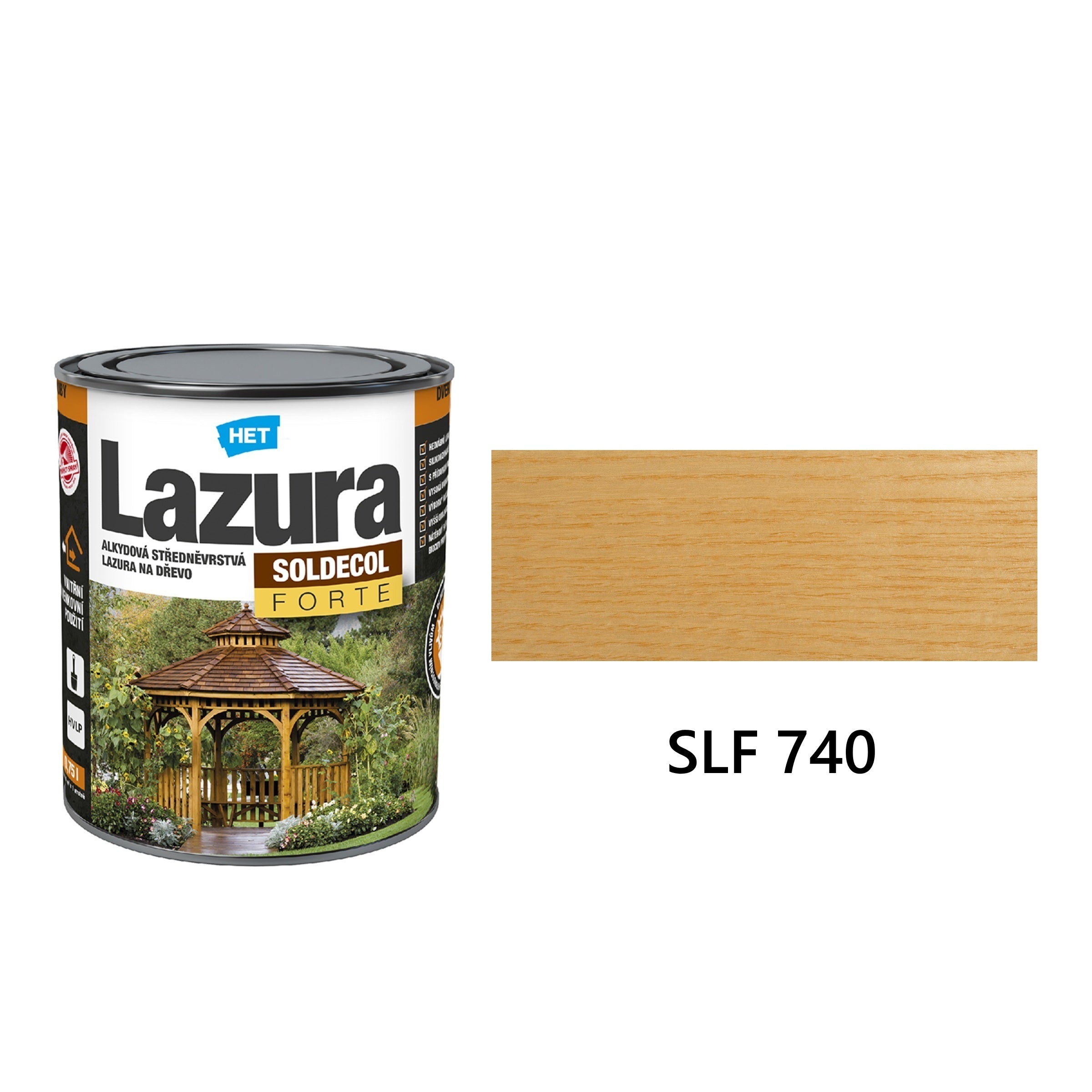 HET SOLDECOL Lazúra FORTE SLF 740