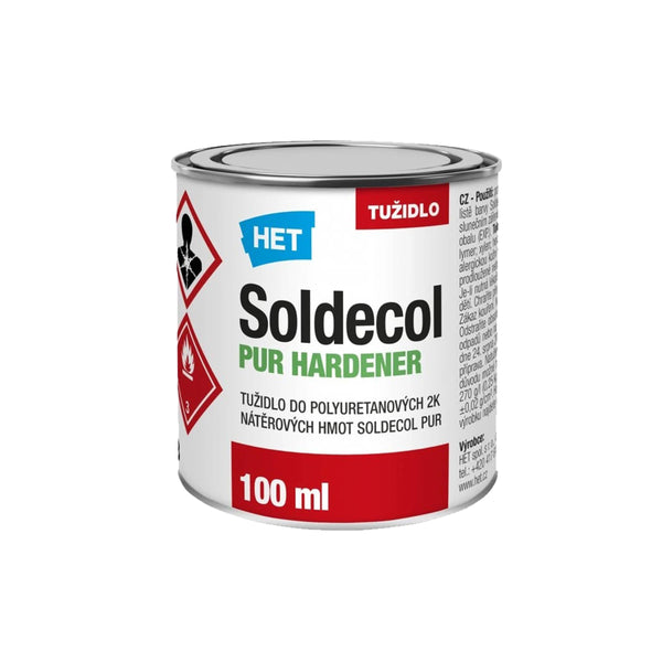HET Soldecol PUR HARDENER tužidlo do polyuretánových náterových hmôt 100 ml