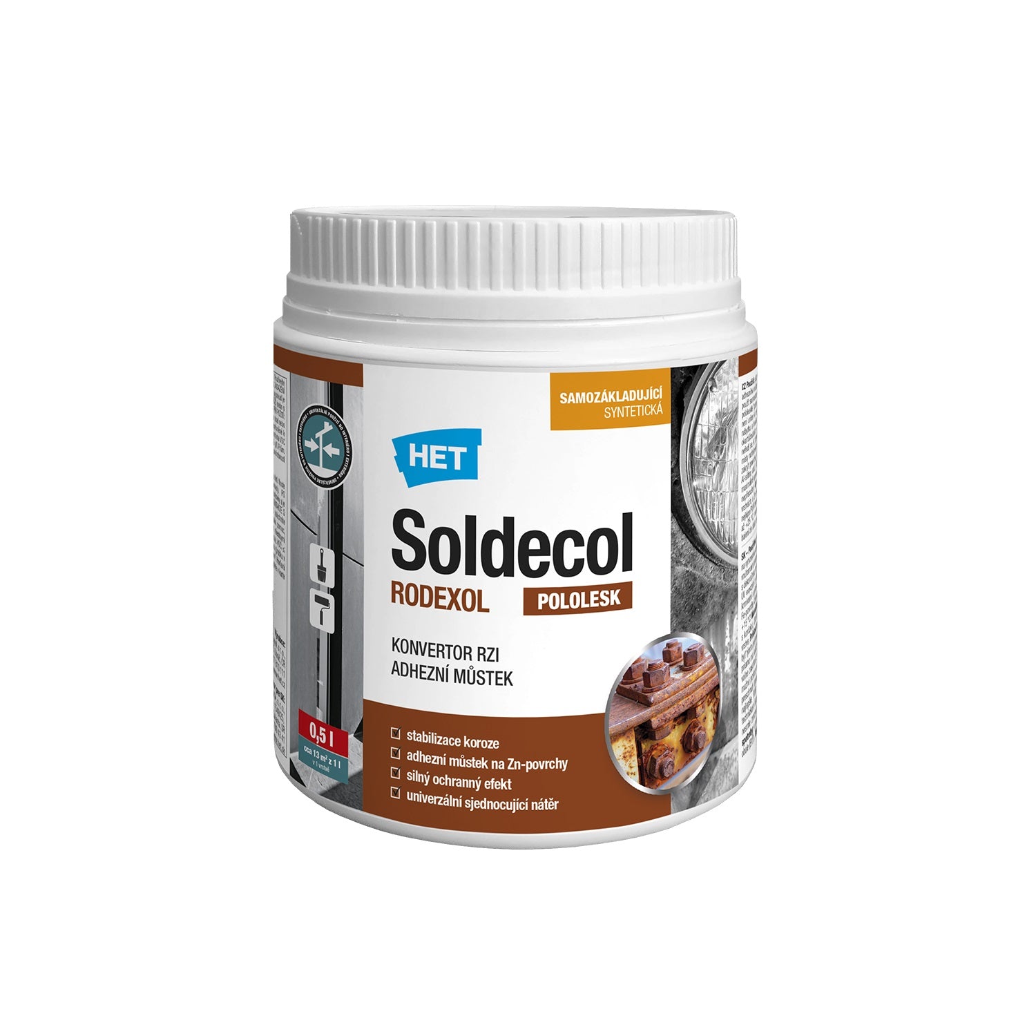 HET Soldecol RODEXOL konvertor hrdze, adhézny mostík 0,5 l