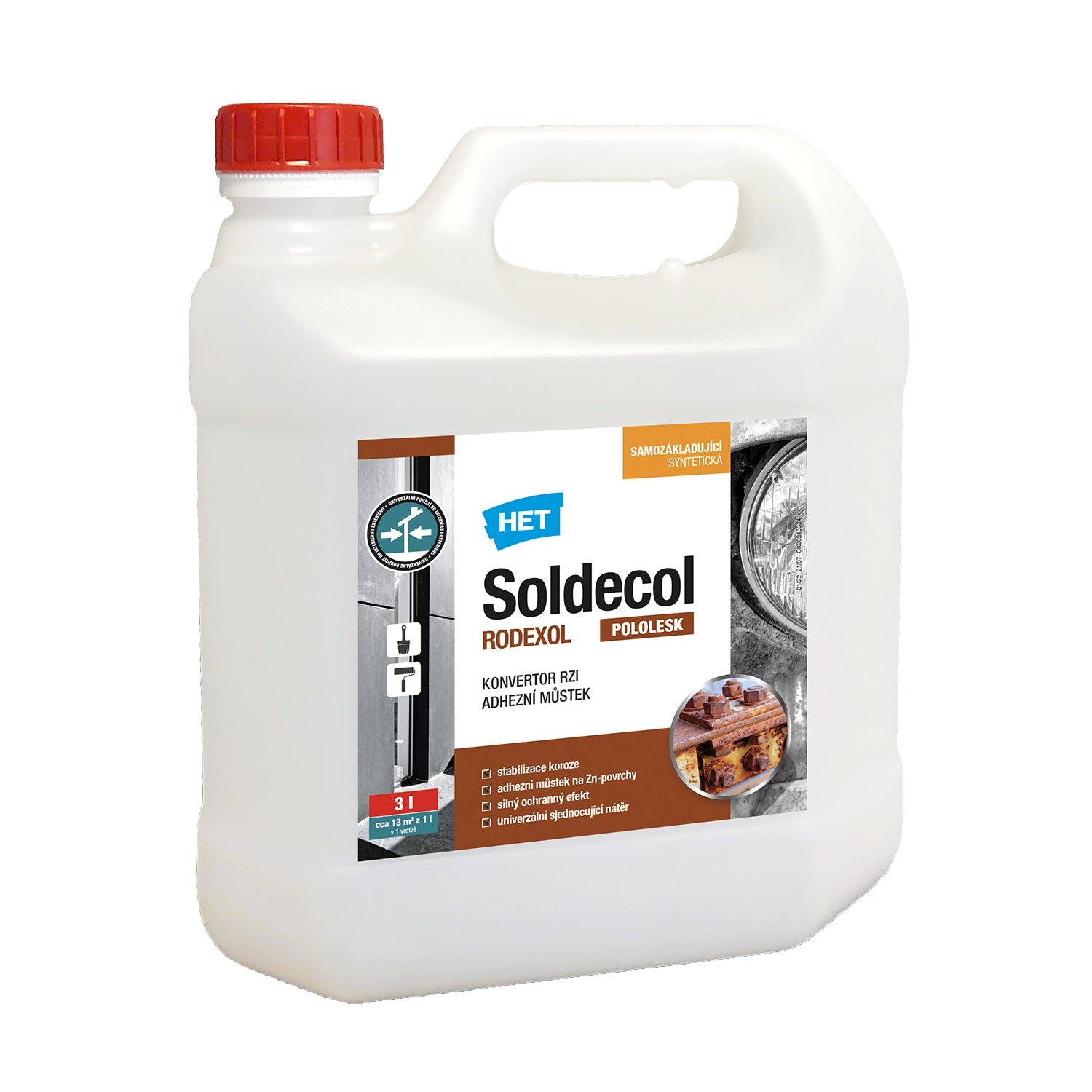 HET Soldecol RODEXOL konvertor hrdze, adhézny mostík 3 l