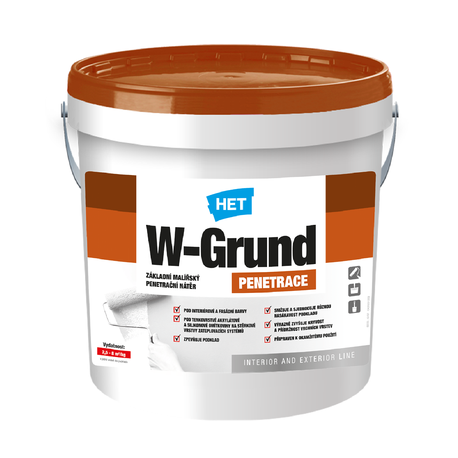 HET W-Grund základný maliarský penetračný náter 1 kg