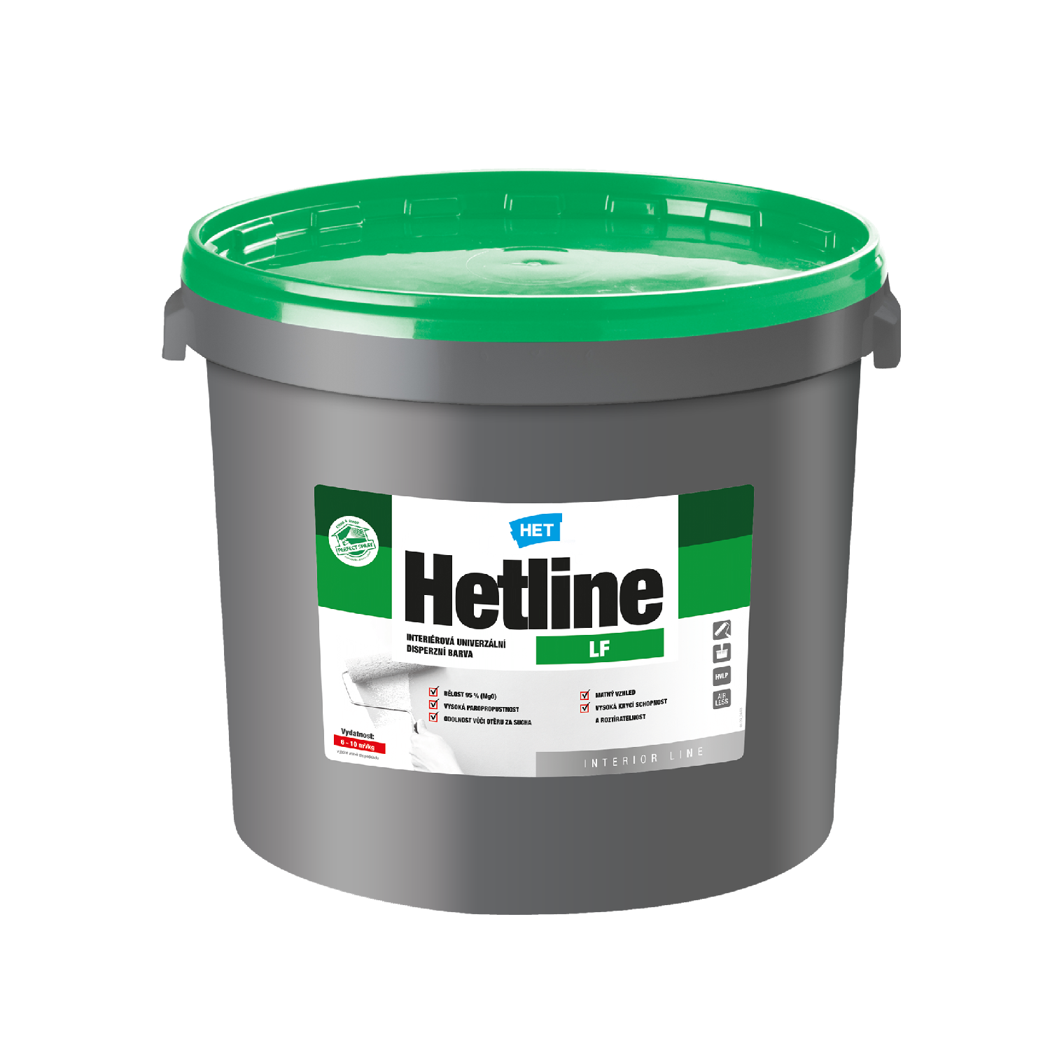 HET Hetline LF biela disperzná akrylátová interiérová farba na stenu 40 kg