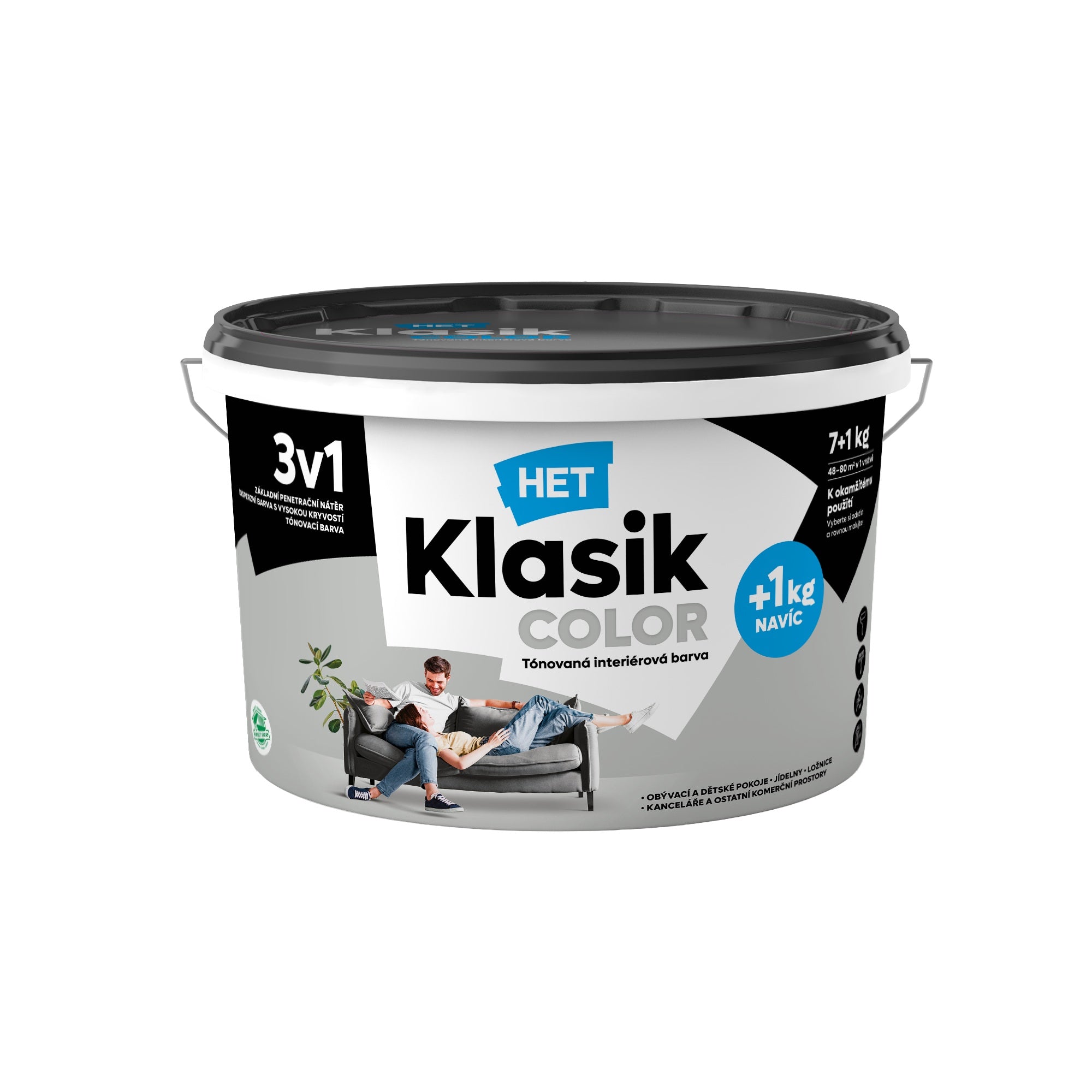 HET Klasik COLOR tónovaná interiérová akrylátová disperzná farba na stenu_7+1kg_0158