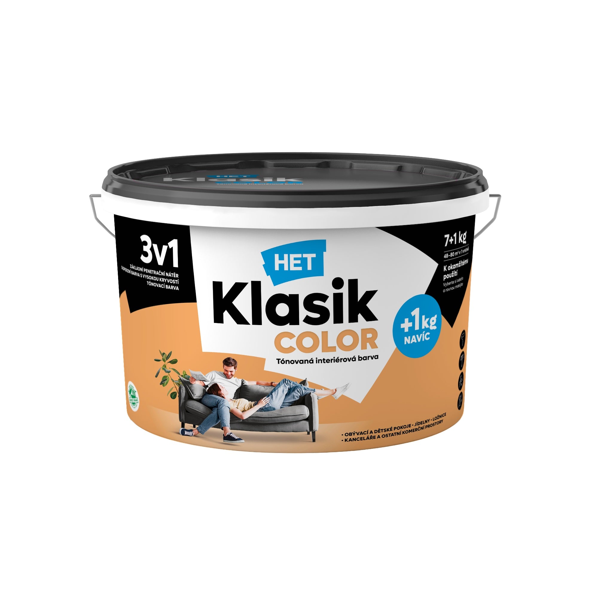 HET Klasik COLOR tónovaná interiérová akrylátová disperzná farba na stenu_7+1kg_0737