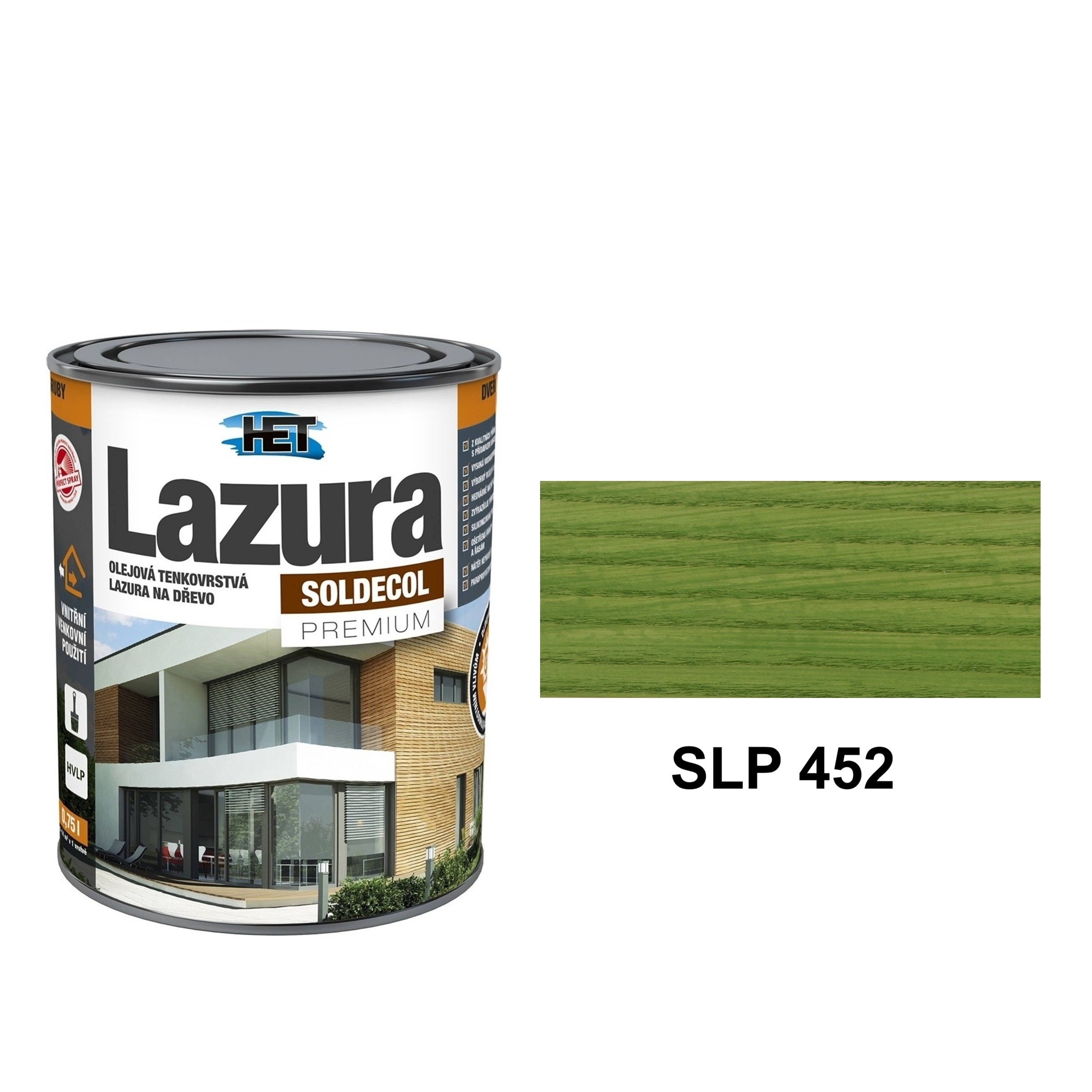 HET SOLDECOL Lazúra PREMIUM SLP 452