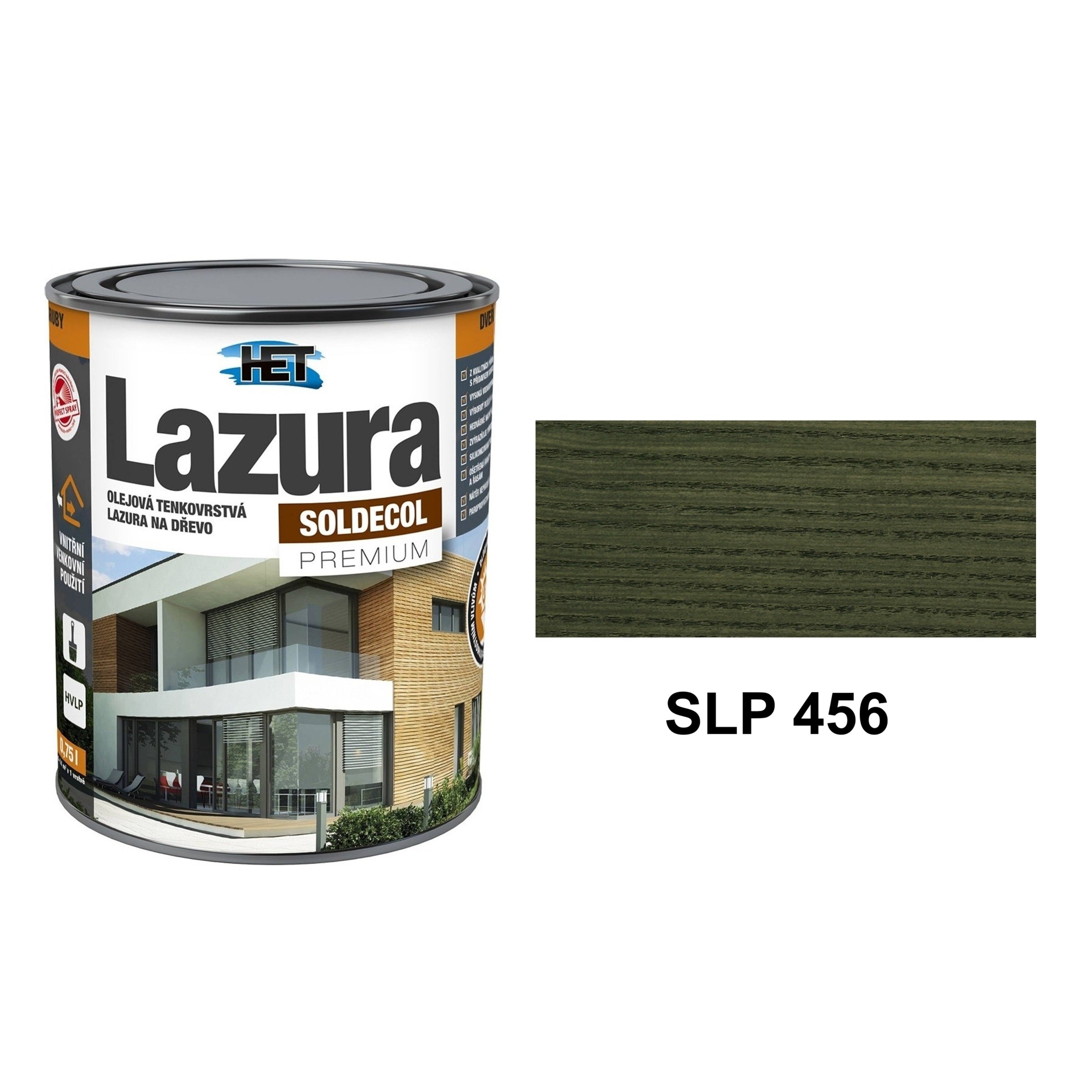 HET SOLDECOL Lazúra PREMIUM SLP 456