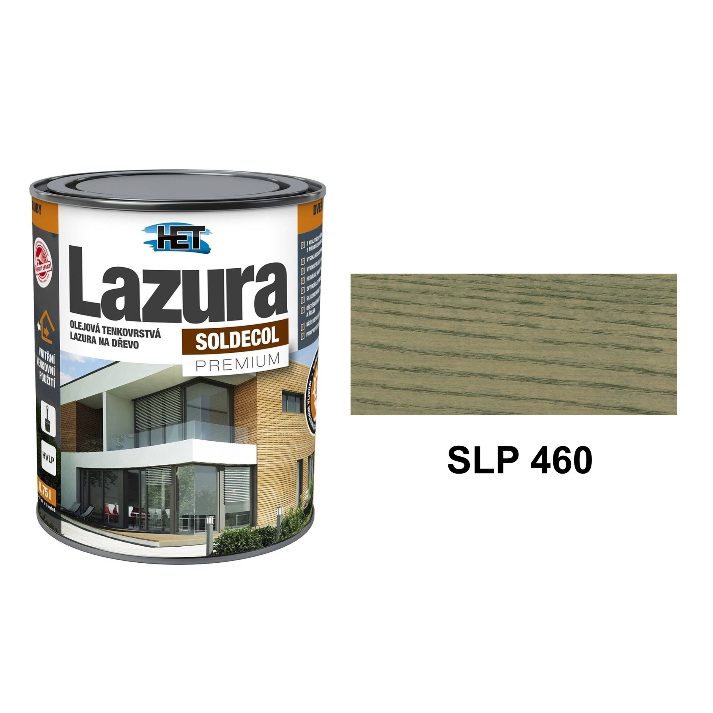 HET SOLDECOL Lazúra PREMIUM SLP 460
