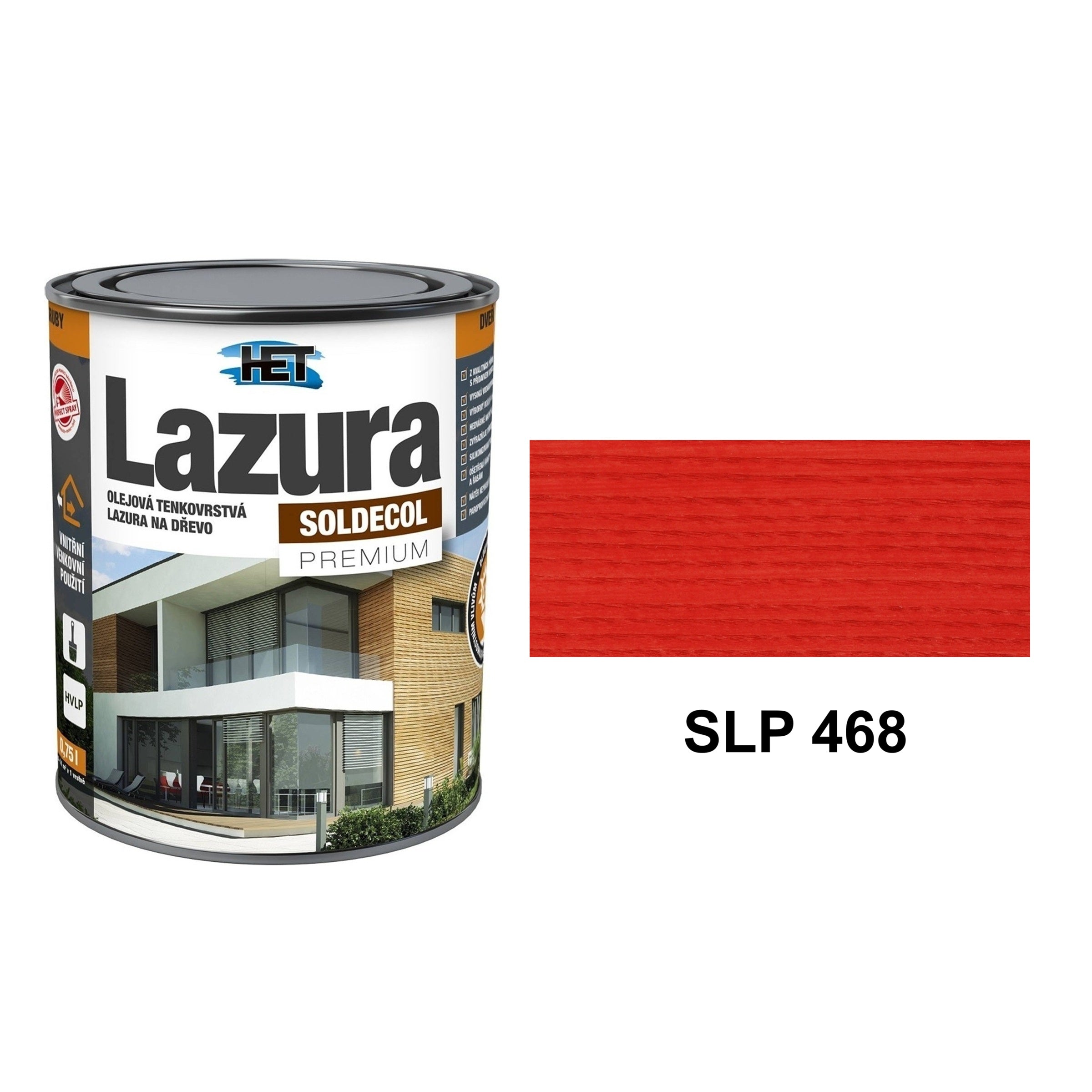 HET SOLDECOL Lazúra PREMIUM SLP 468