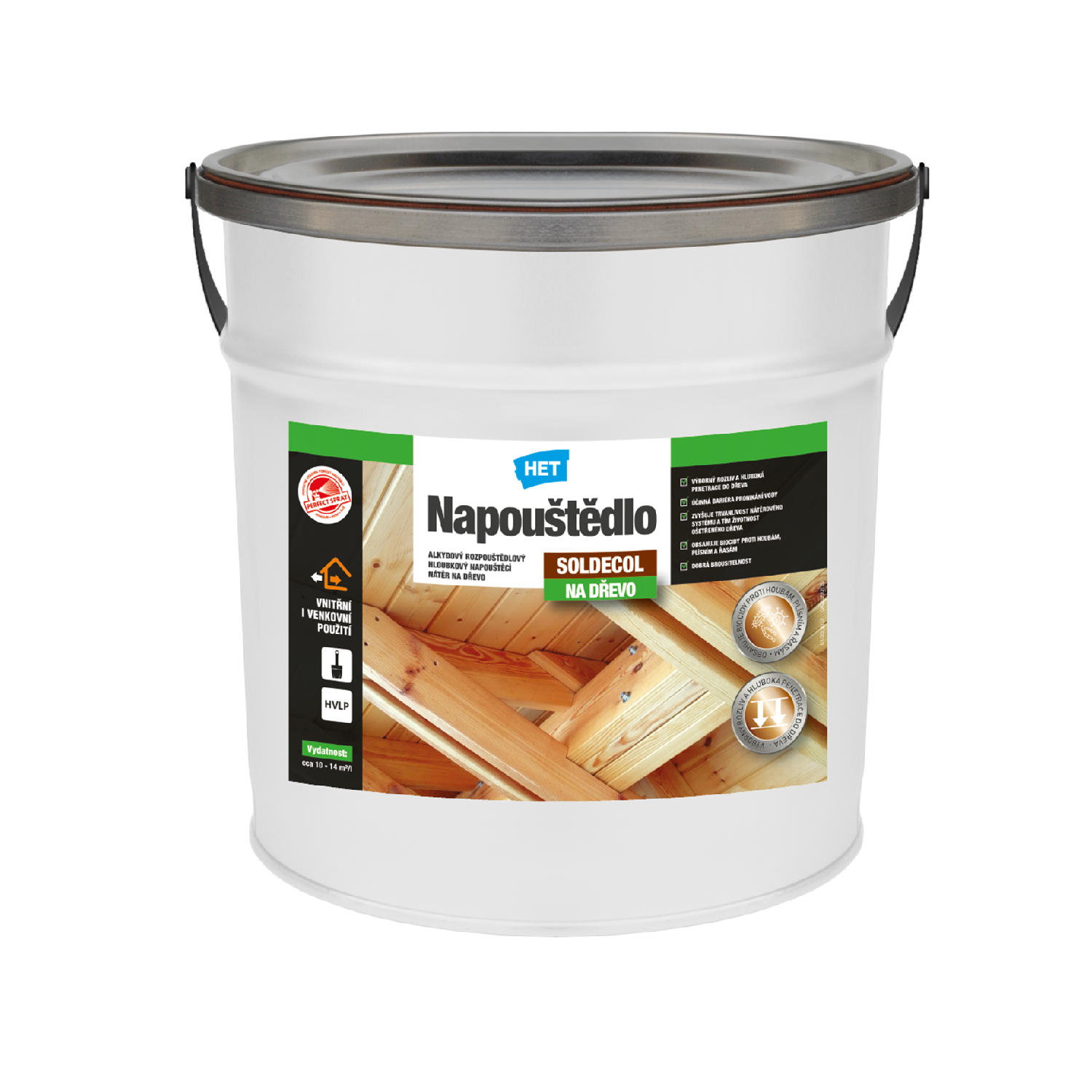 HET SOLDECOL Napúšťadlo na drevo 2,5 l