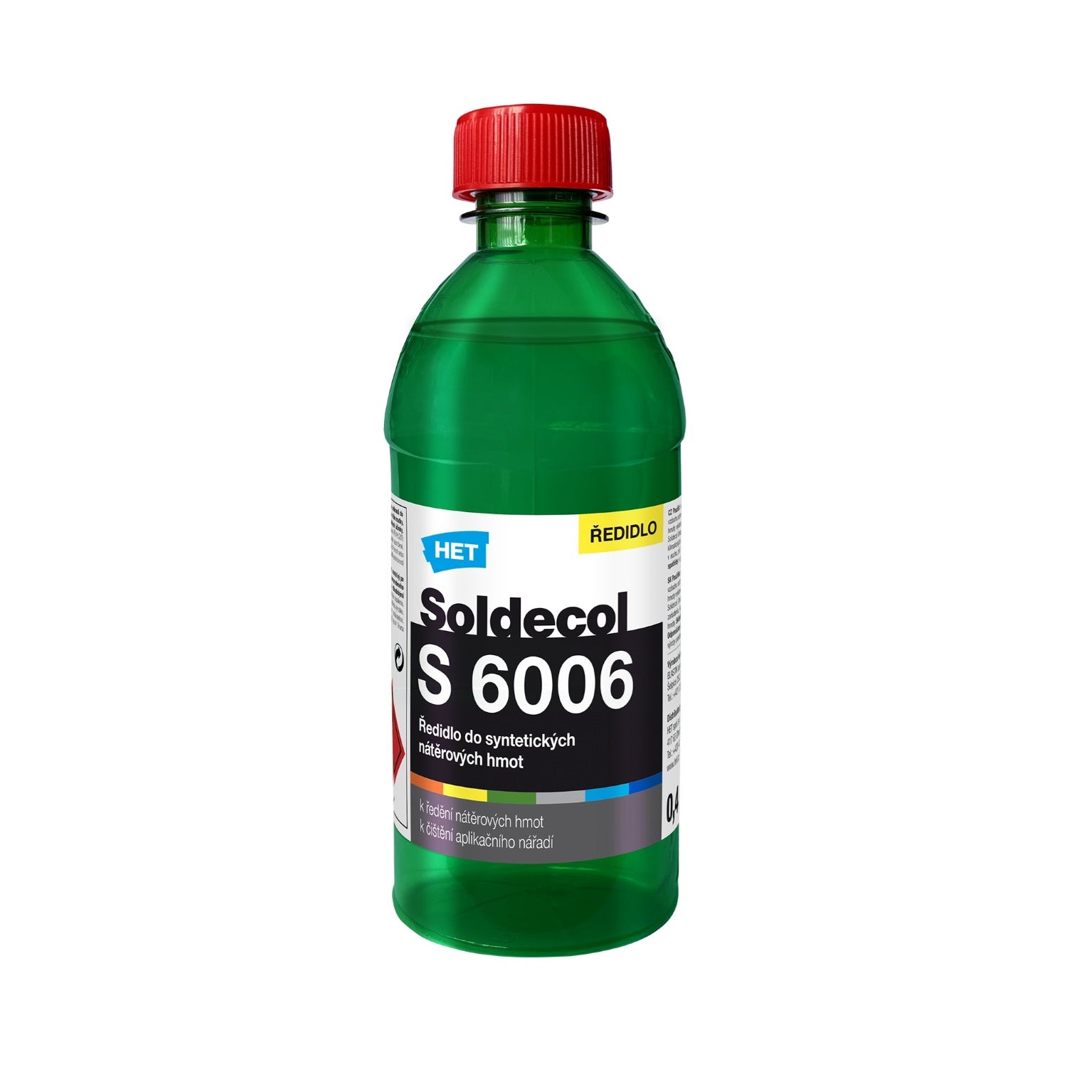 HET Soldecol S 6006 riedidlo do syntetických náterových hmôt 0,4 l
