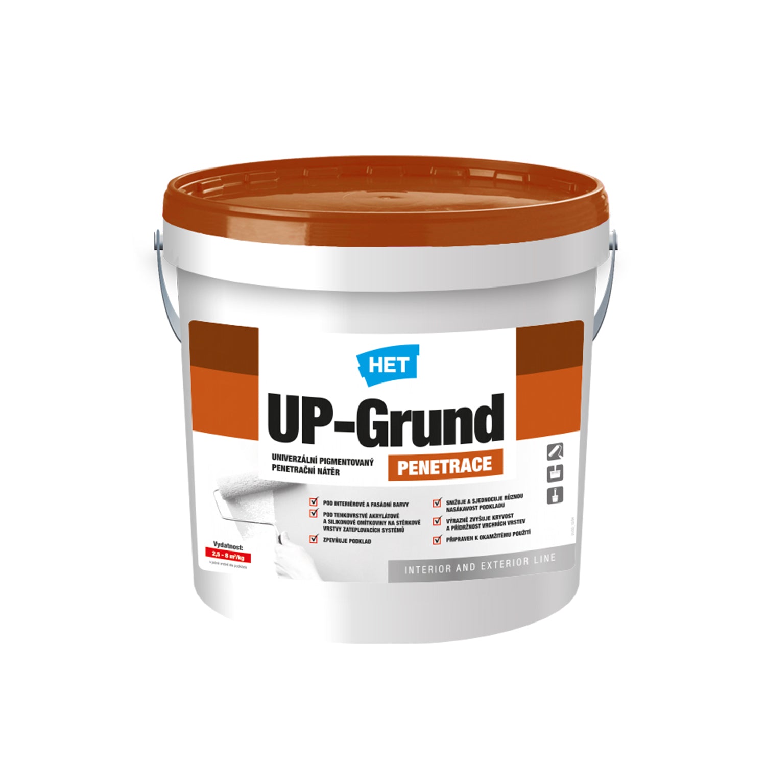 HET UP-Grund univerzálny pigmentovaný penetračný náter 1 kg