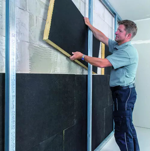 Isover AKUSTIC SSP2 λ 0,034 izolačné dosky tepelná izolácia_montáž