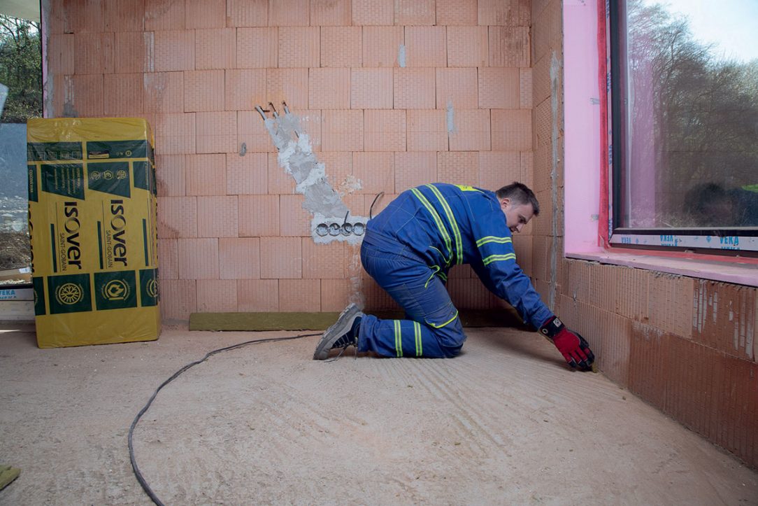 Isover T-N λ 0,036 izolačné akustické dosky tepelná izolácia_montáž