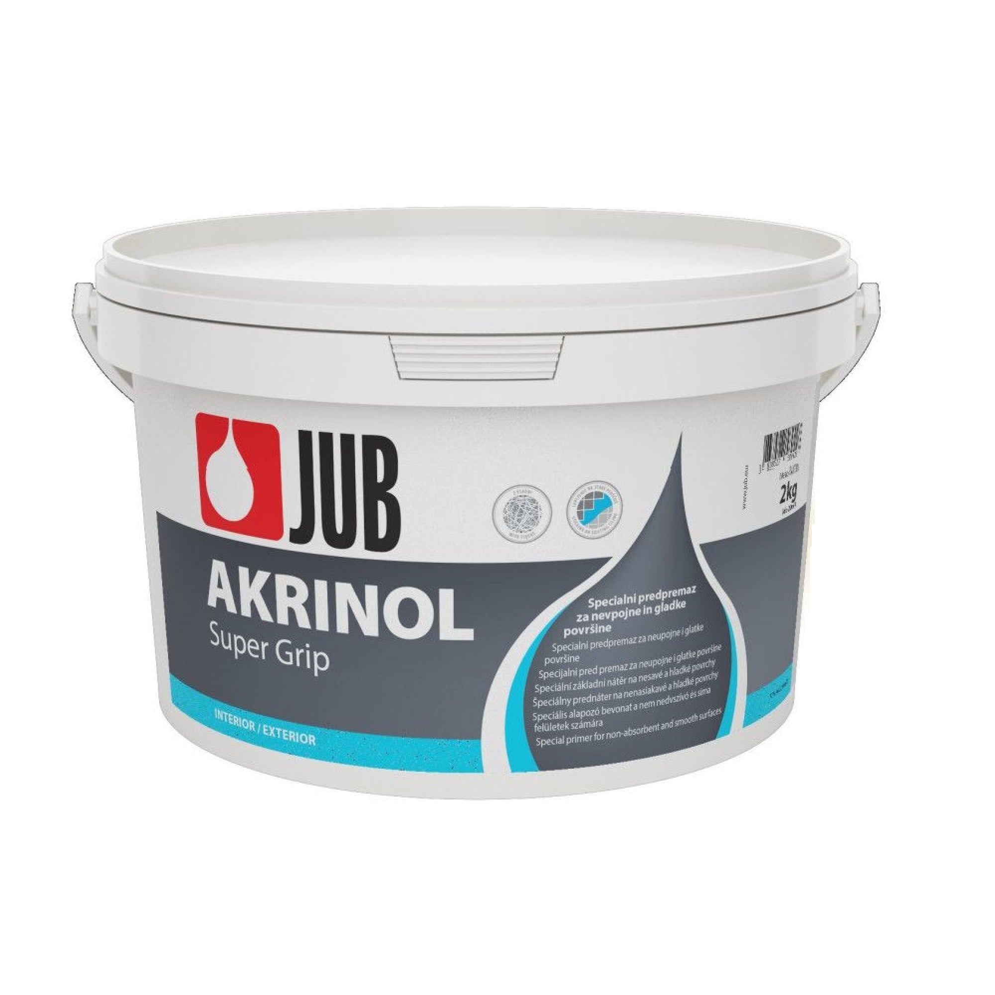 JUB AKRINOL SUPER GRIP špeciálny základný náter pre drsné a nenasiakavé povrchy 2 kg