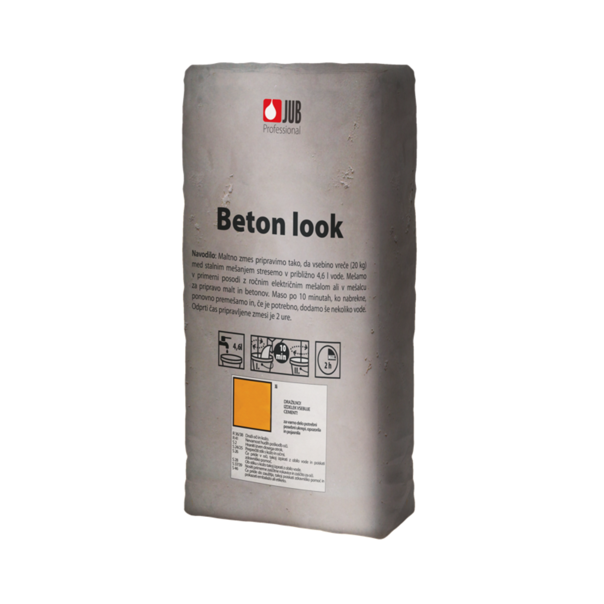 JUB DECOR Beton look vnútorná betónová dekoratívna omietka na stenu 20 kg