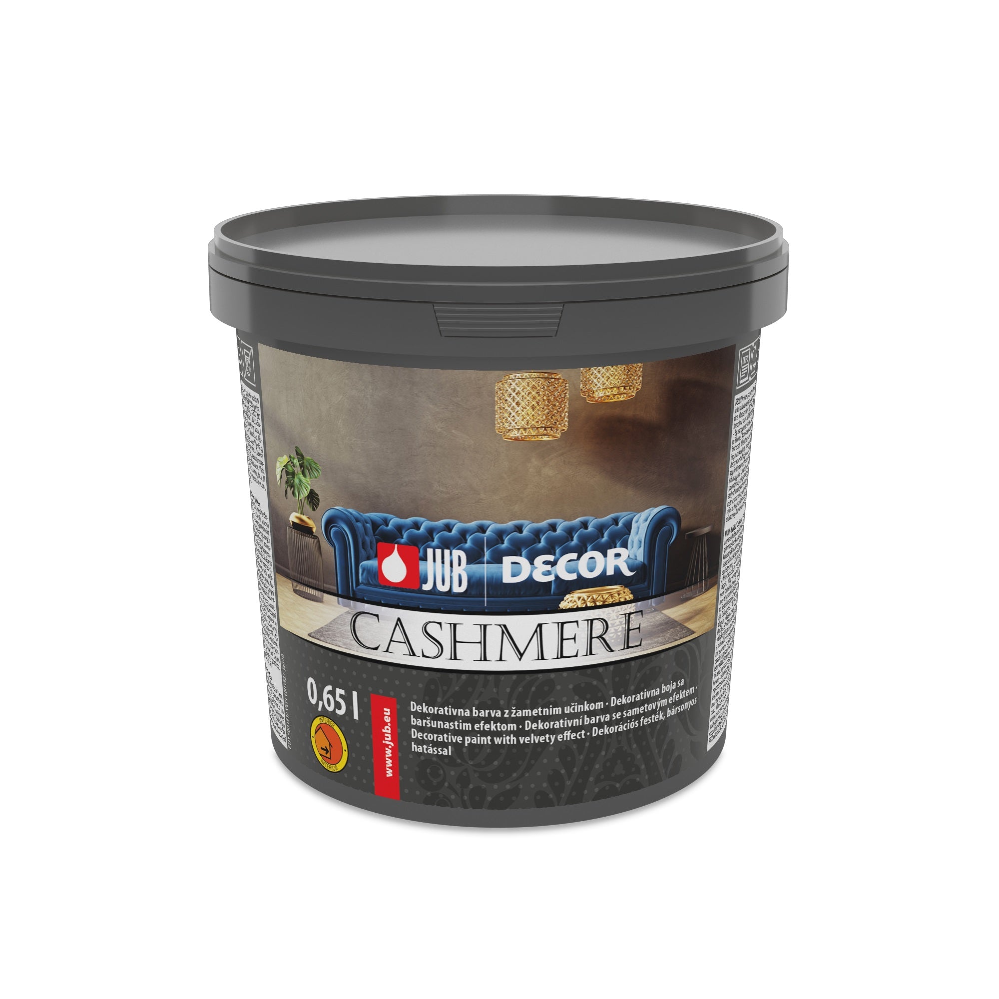 JUB DECOR Cashmere Dekoratívna farba so zamatovým efektom 0,65 l