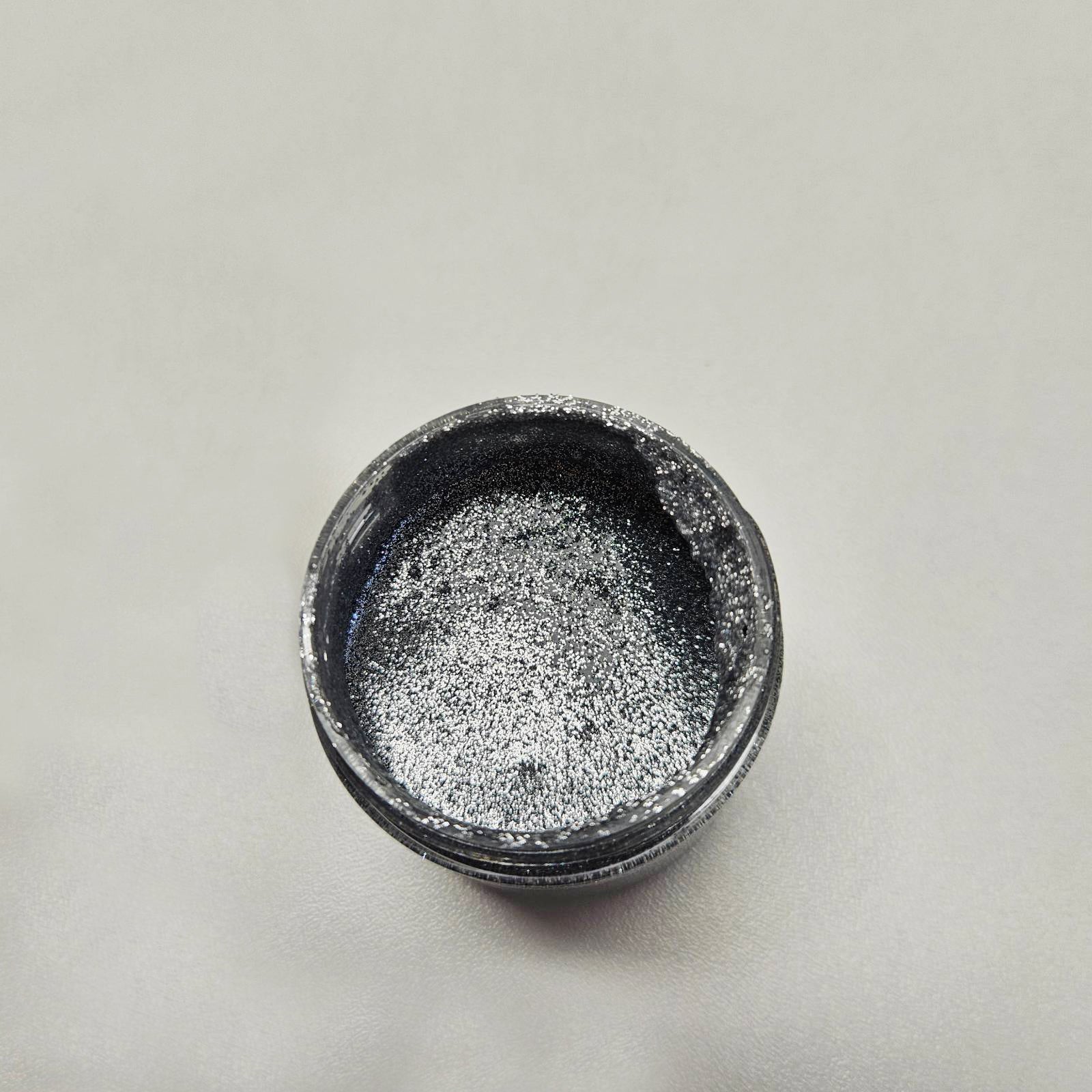 JUB DECOR Crystals Strieborné dekoratívne trblietky v géli_ukážka1