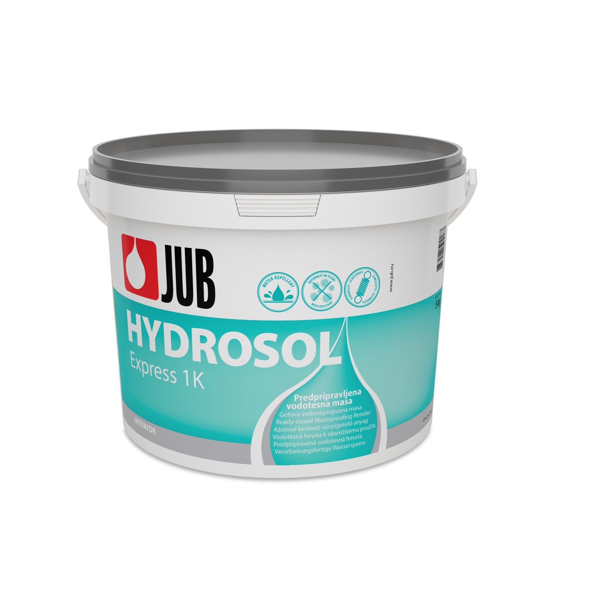 JUB HYDROSOL Express 1K hydroizolácia vodotesná hmota 5 kg