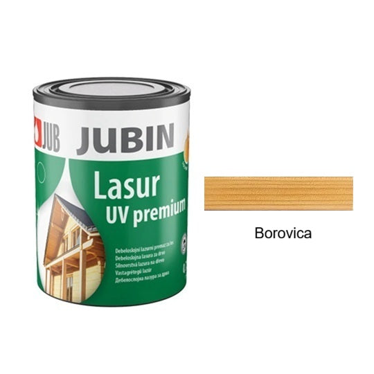 JUBIN LASUR UV Premium hrubovrstvá lazúra na drevo