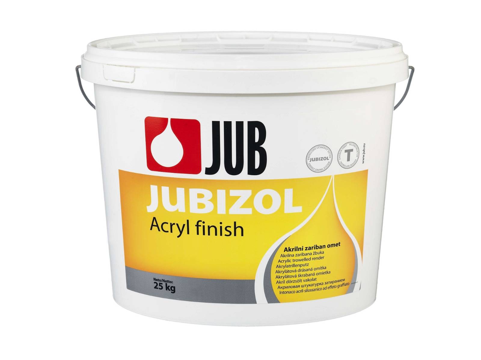 JUB JUBIZOL Acryl finish T akrylátová škrabaná fasádna omietka 25 kg