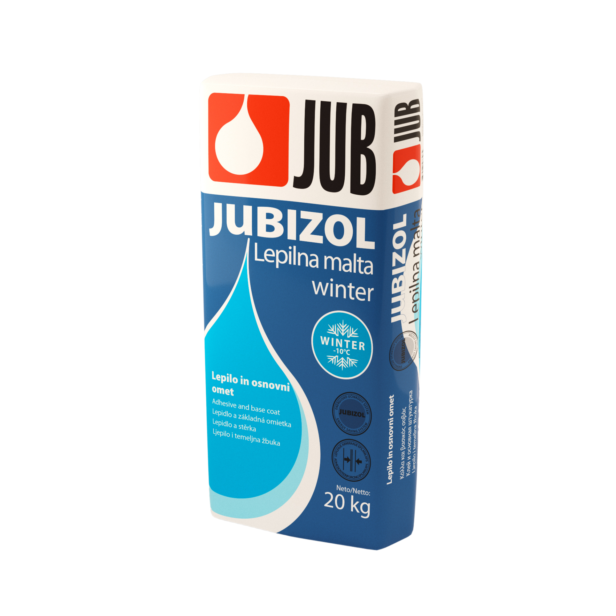 JUB JUBIZOL Lepiaca malta winter lepidlo a základná omietka na polystyrén a minerálnu vatu