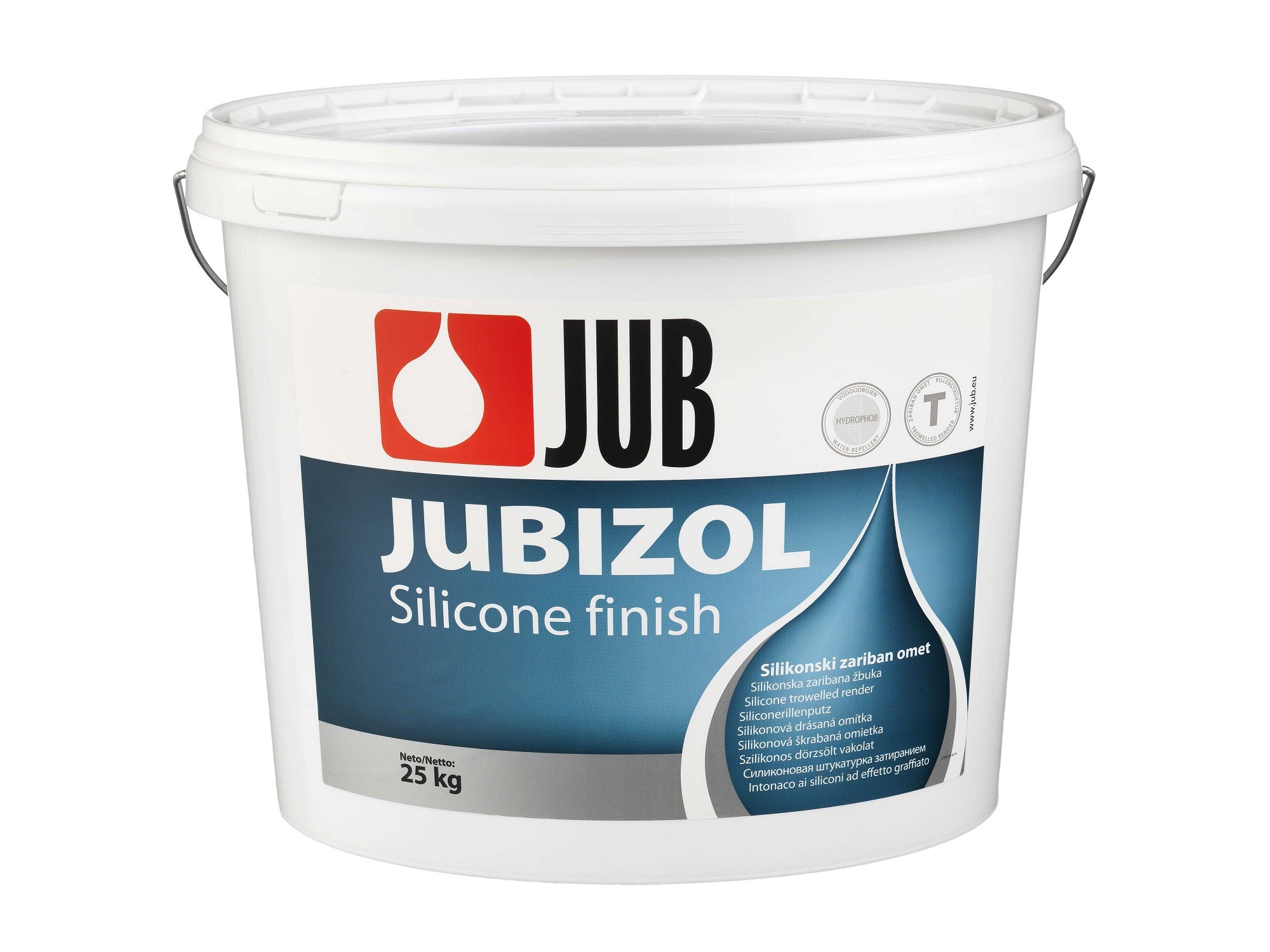 JUB JUBIZOL Silicone finish T silikónová škrabaná fasádna omietka 25 kg