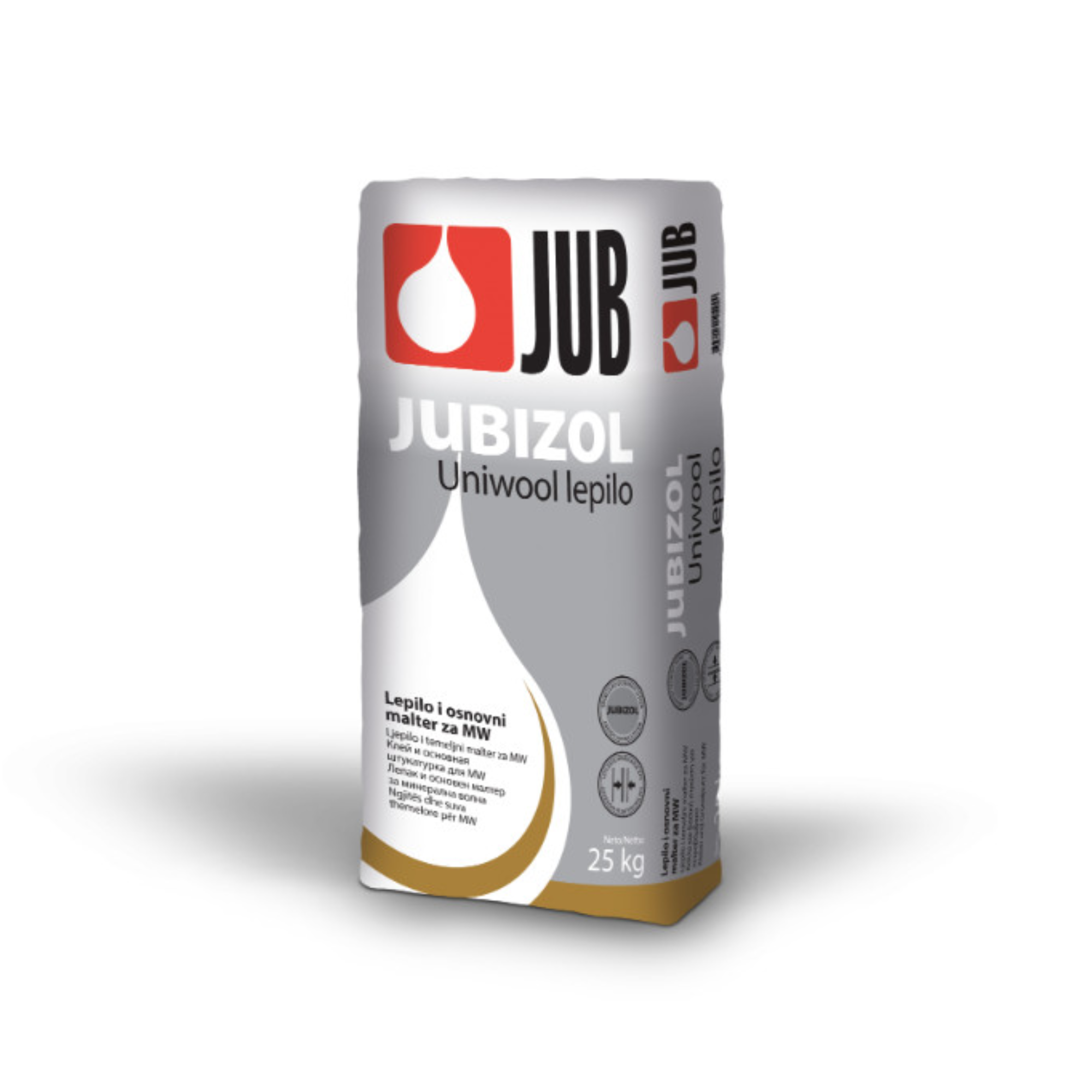 JUB JUBIZOL Uniwool fix lepidlo a základná omietka na polystyrén a minerálnu vlnu 25 kg