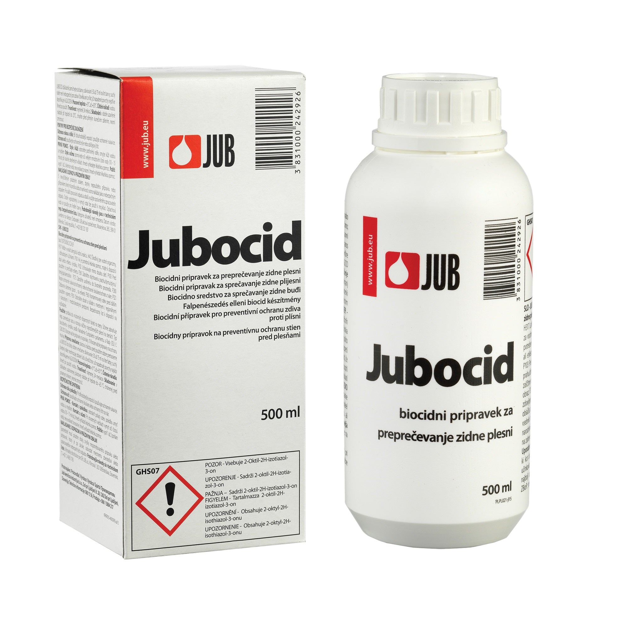JUB JUBOCID PLUS protiplesňová prísada do interiérových farieb 0,5 l